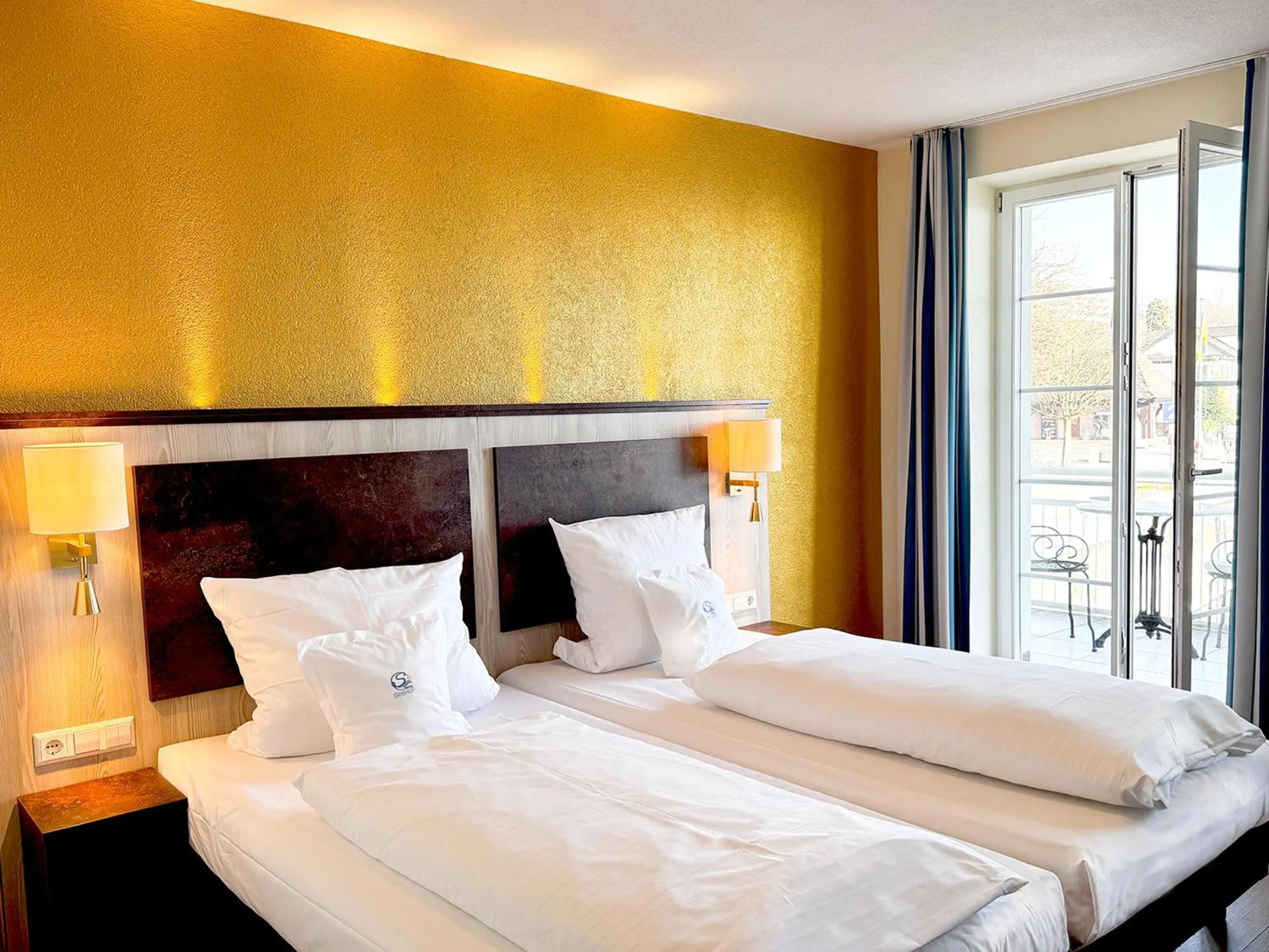 Bed in Hotel & Gästehaus Seehof