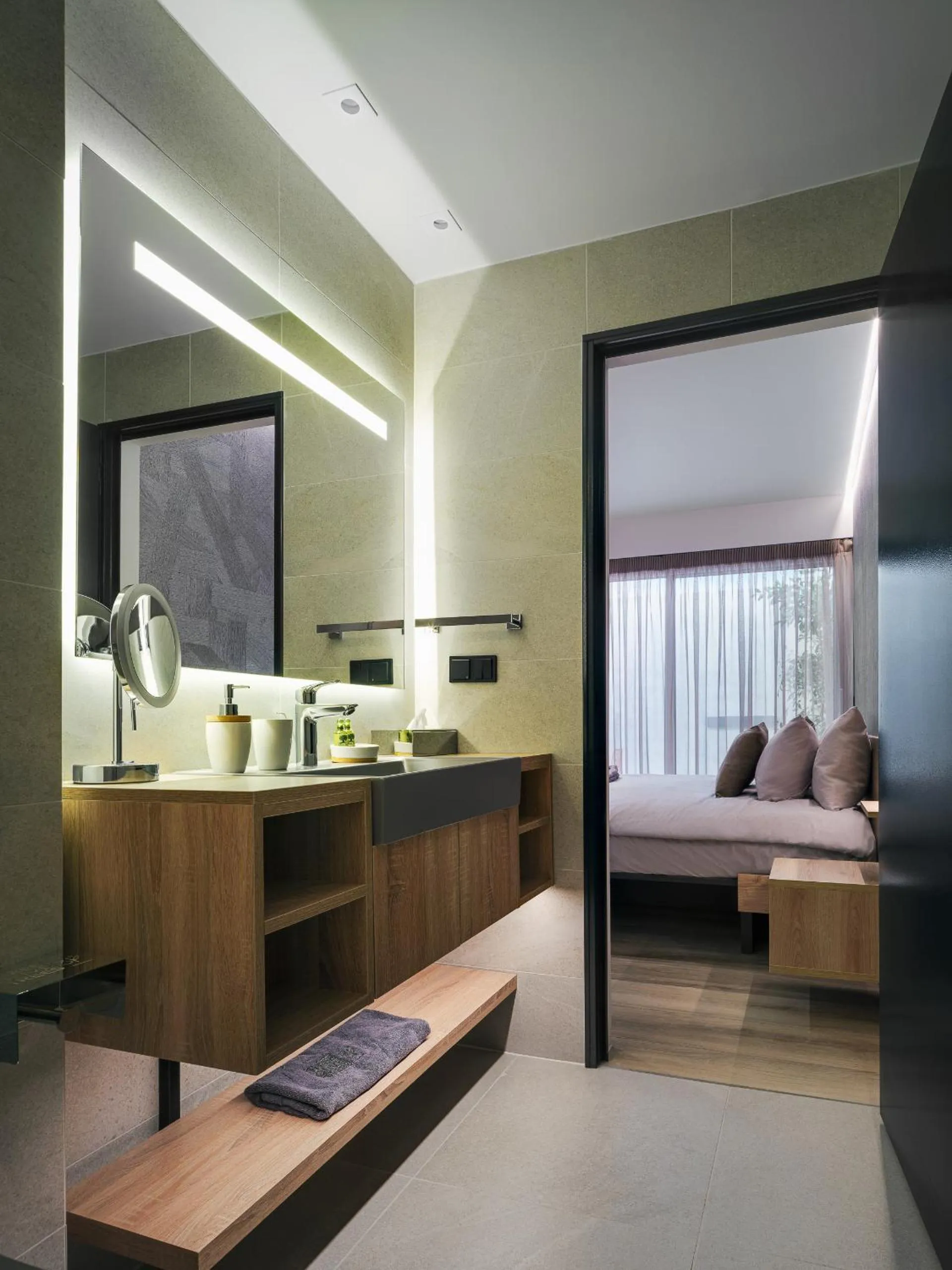 Bathroom, Bed in 3 Olive Trees