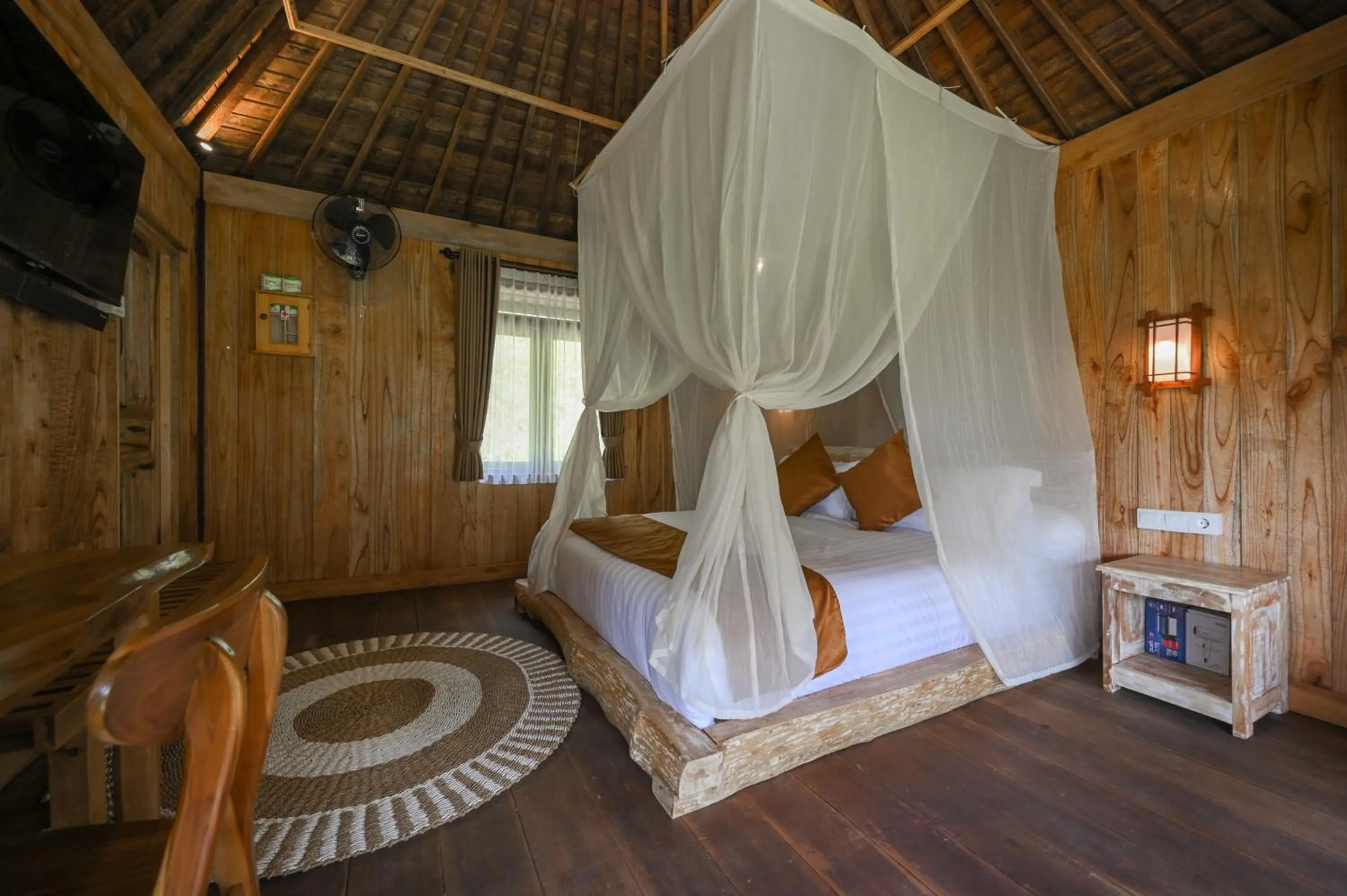 Bedroom, Bed in Keuma Villa & Resto Jatiluwih by The Lavana