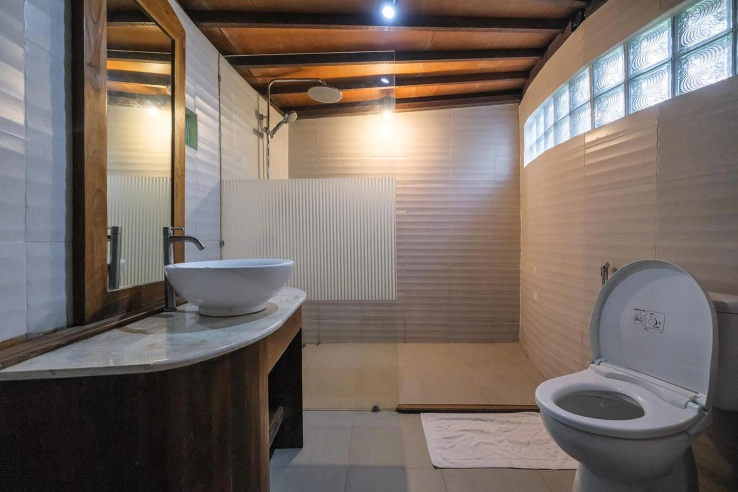 Bathroom in Keuma Villa & Resto Jatiluwih by The Lavana