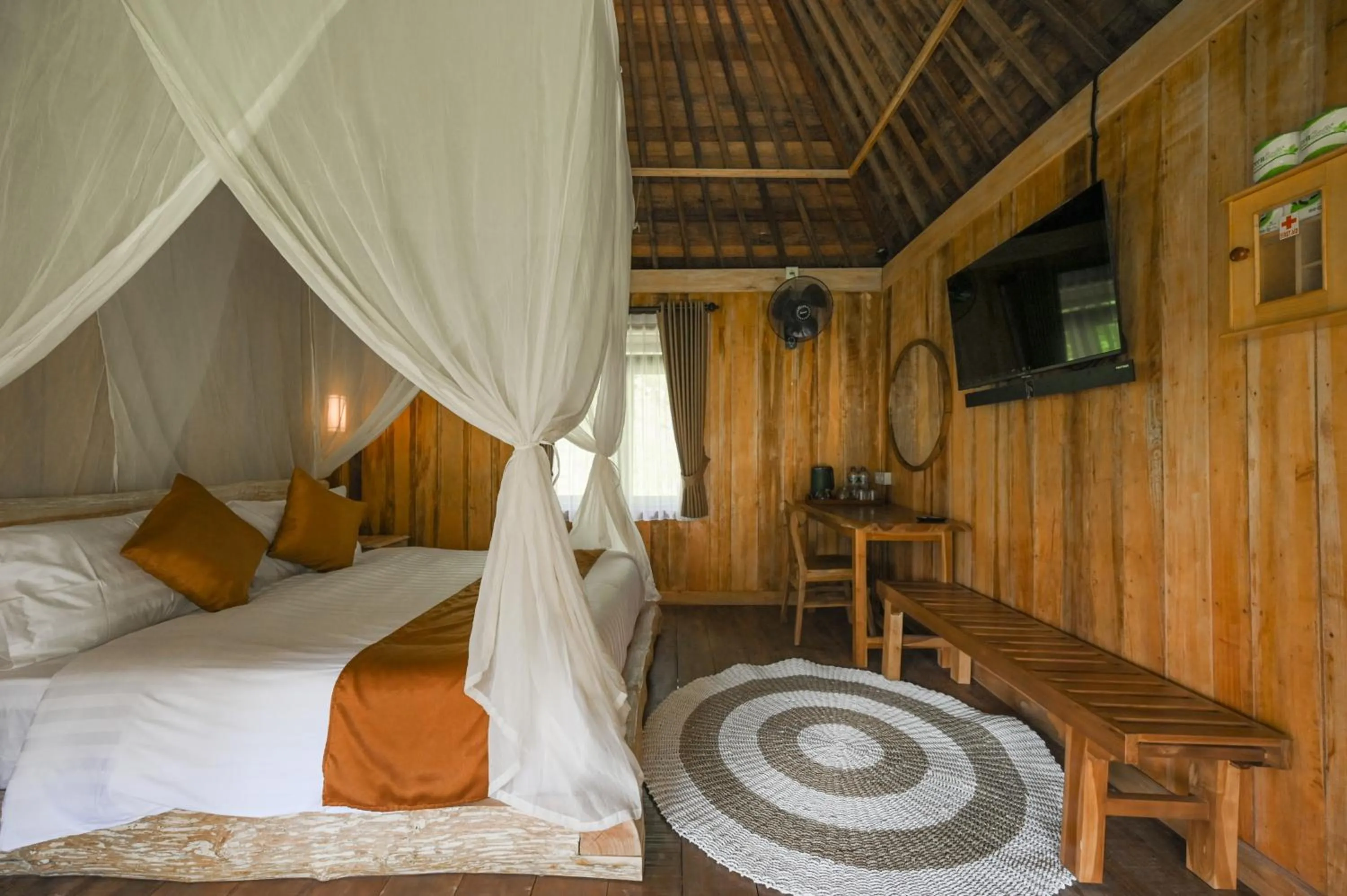 Bedroom, Bed in Keuma Villa & Resto Jatiluwih by The Lavana