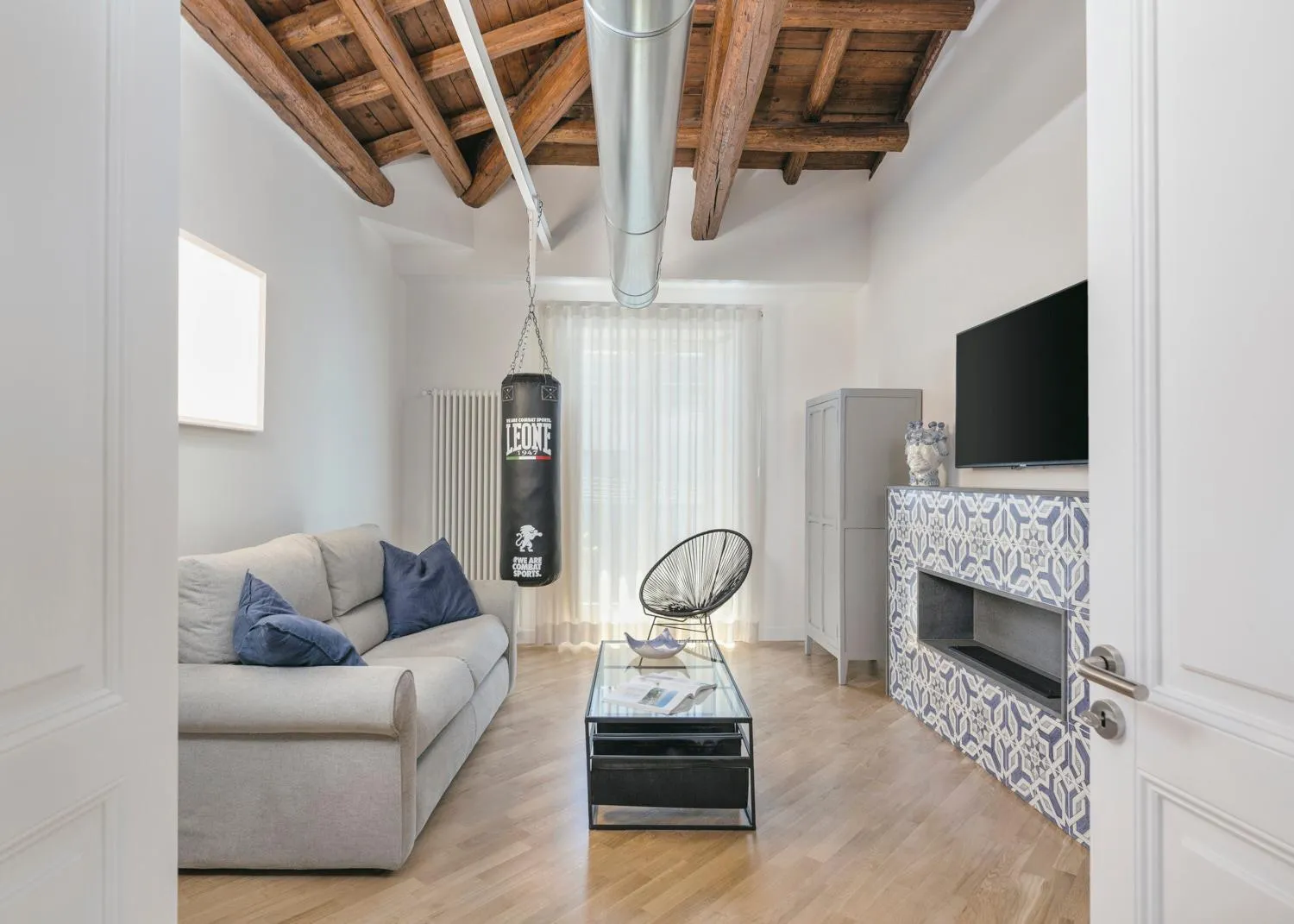 Living room in The Silver Lava - design apartment and spa