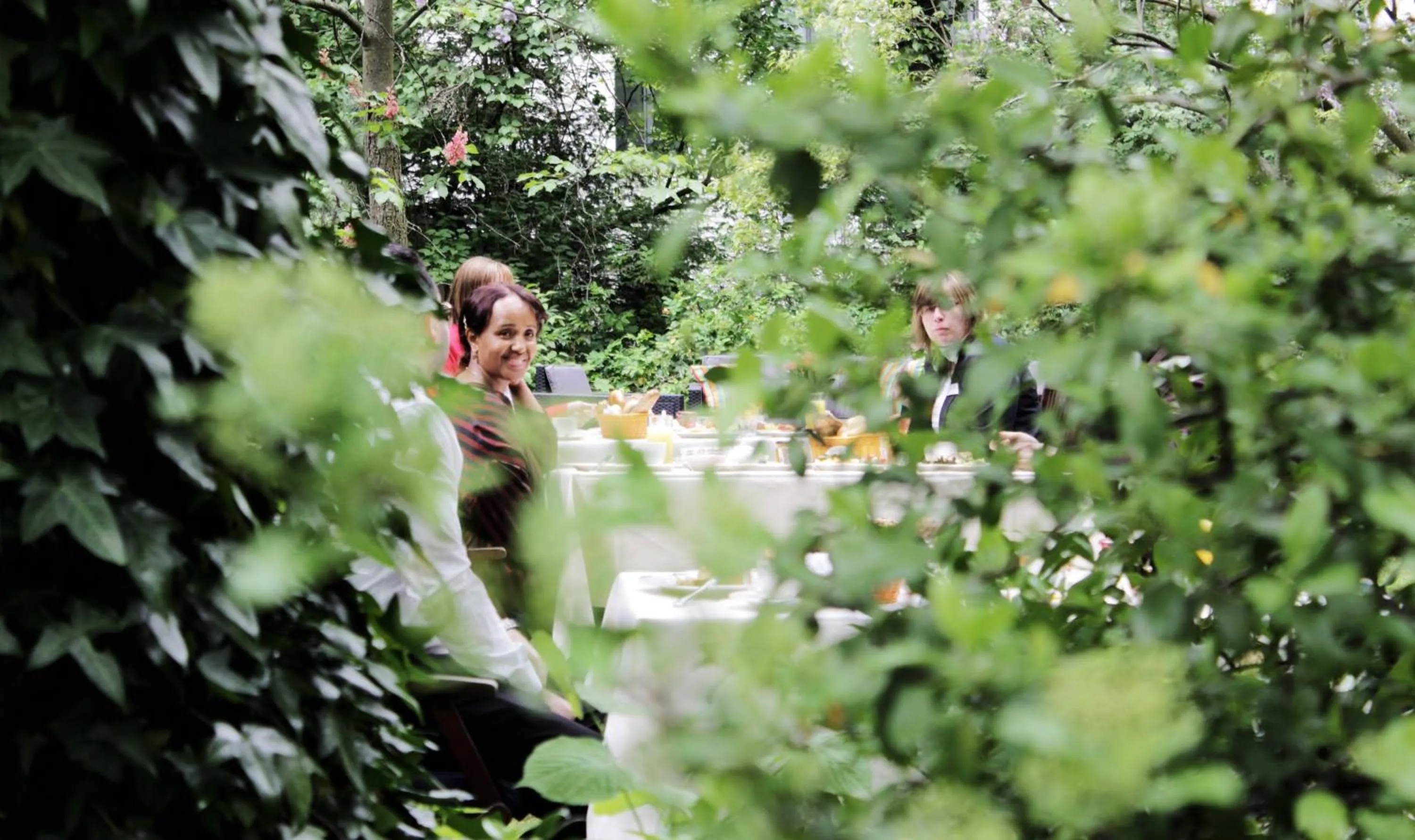 Garden view in Hotel Carolinenhof