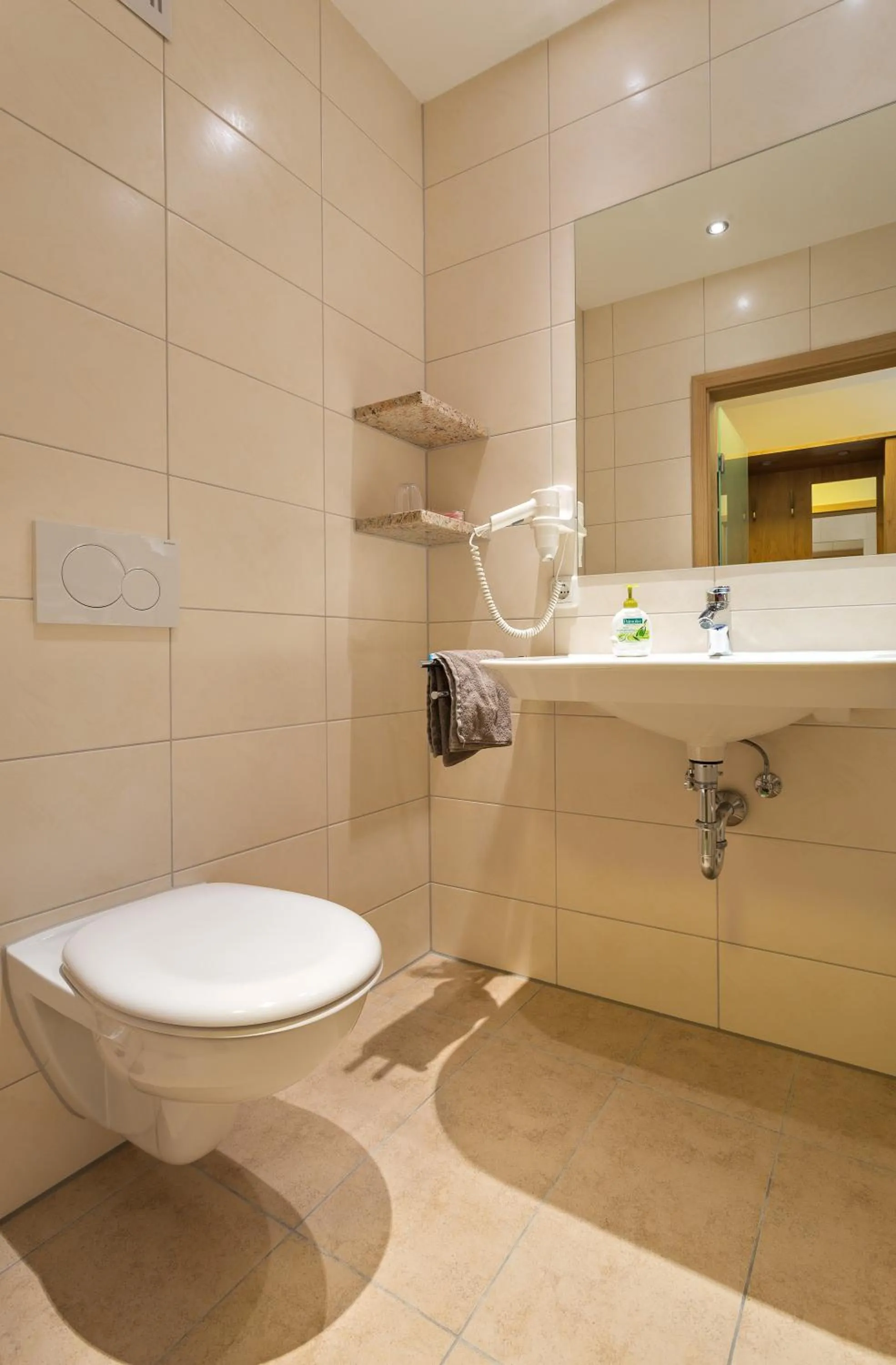 Bathroom in Hotel Sixt