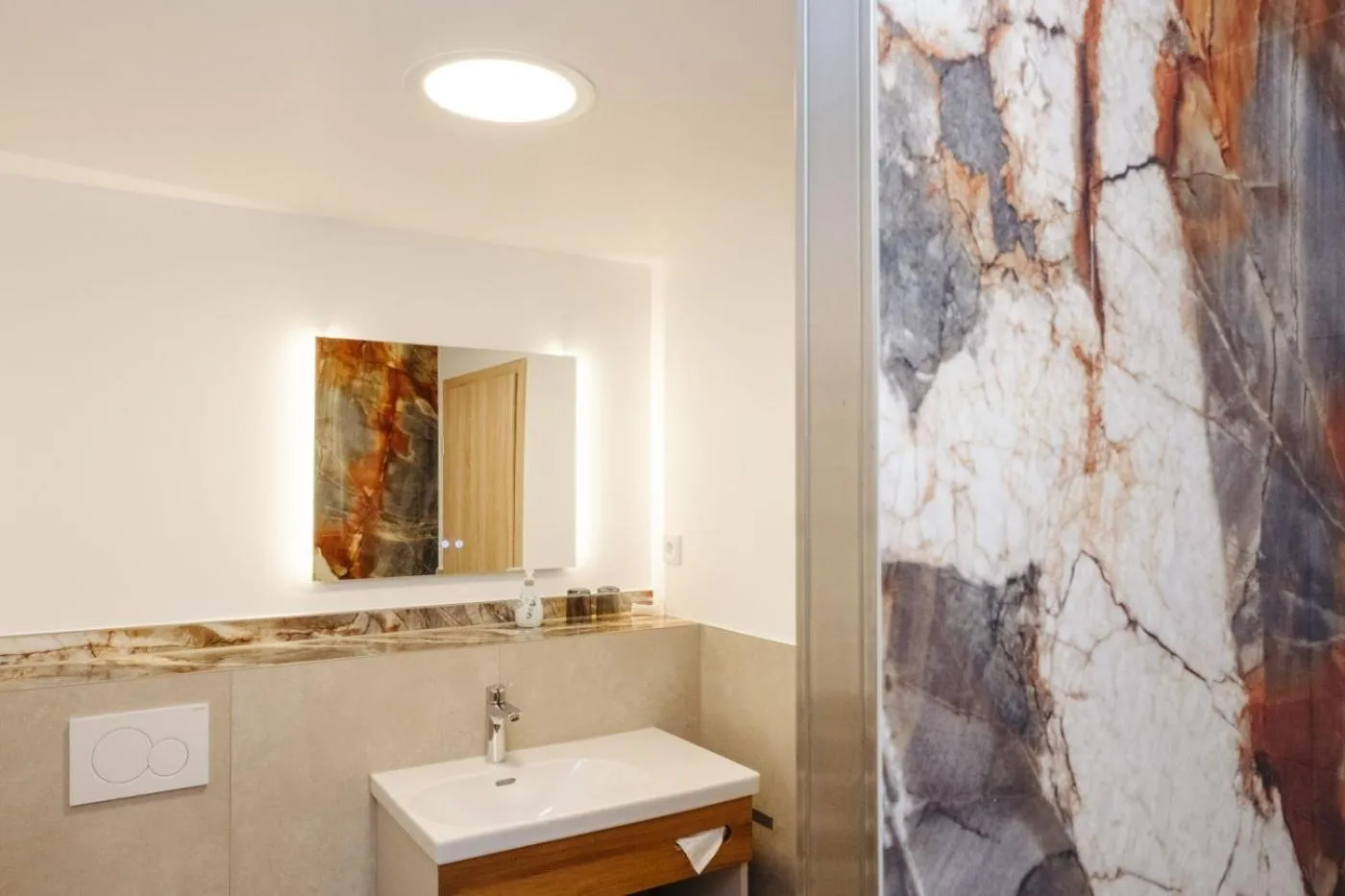 Bathroom in Hotel Sixt