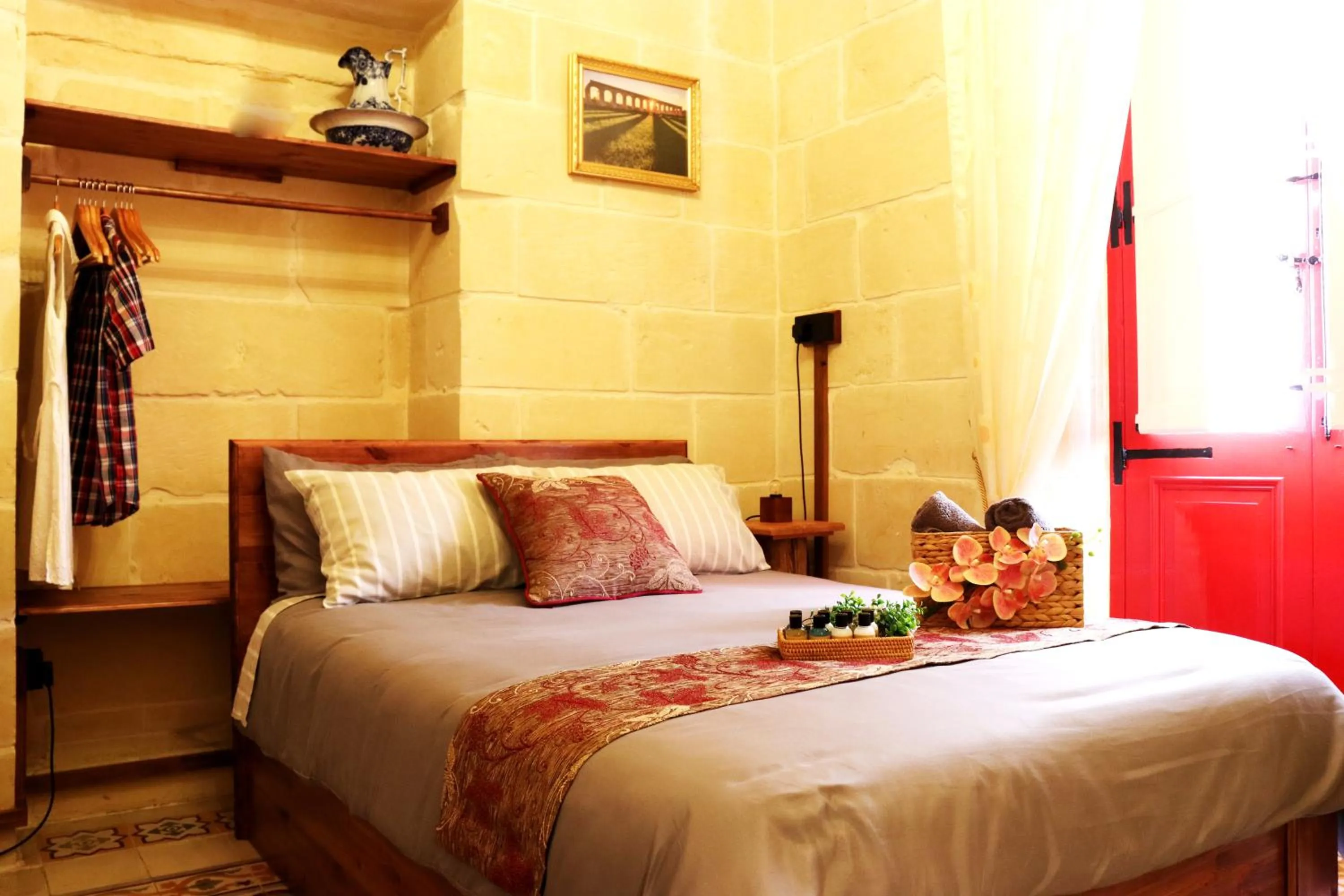 Bedroom in Il-Bàrraġ Farmhouse B&B - Gozo Traditional Hospitality