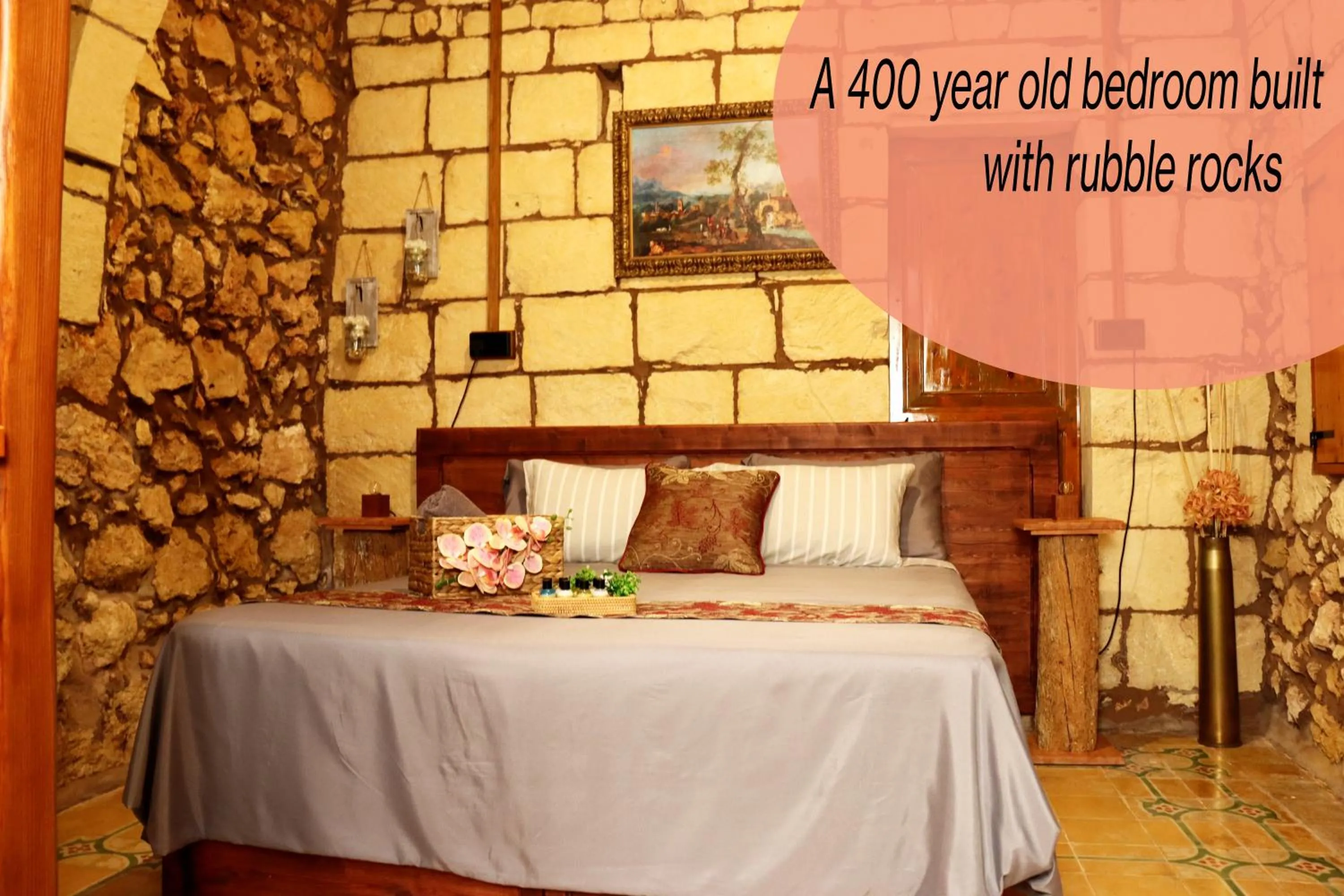 Bedroom in Il-Bàrraġ Farmhouse B&B - Gozo Traditional Hospitality