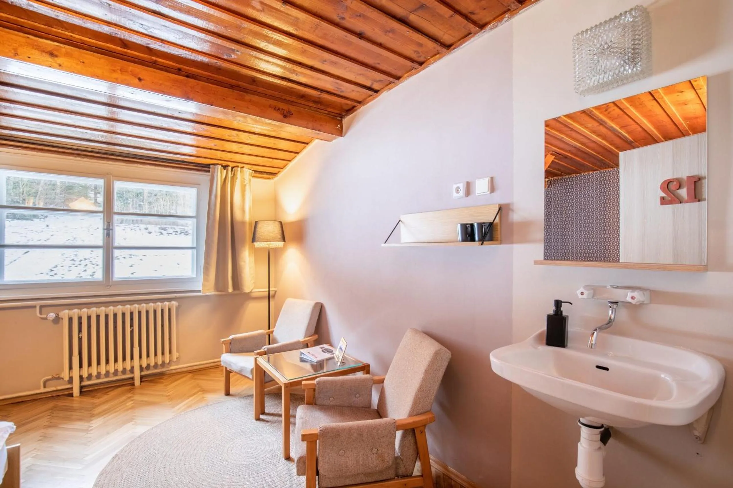 Seating area in Aparthotel Panorama