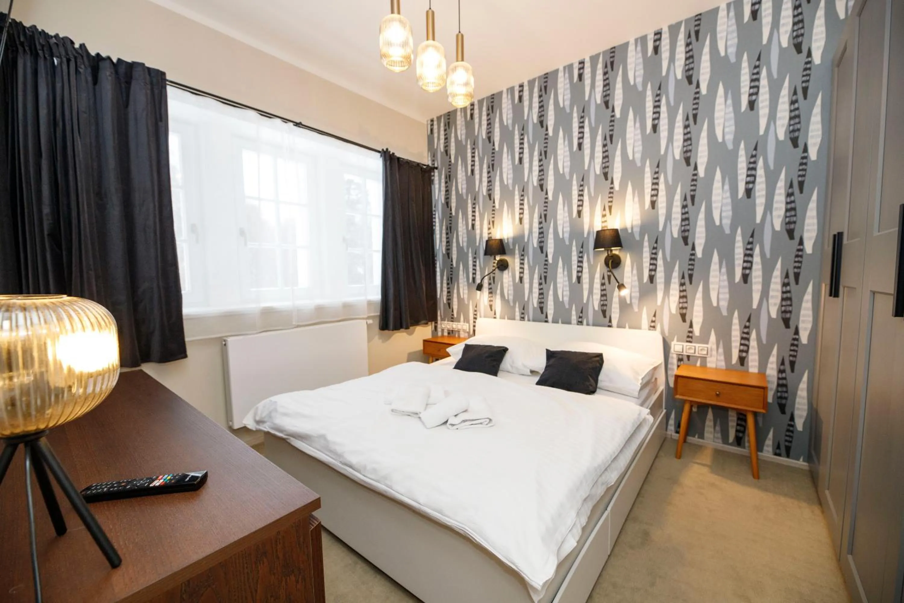 Bedroom, Bed in Aparthotel Panorama