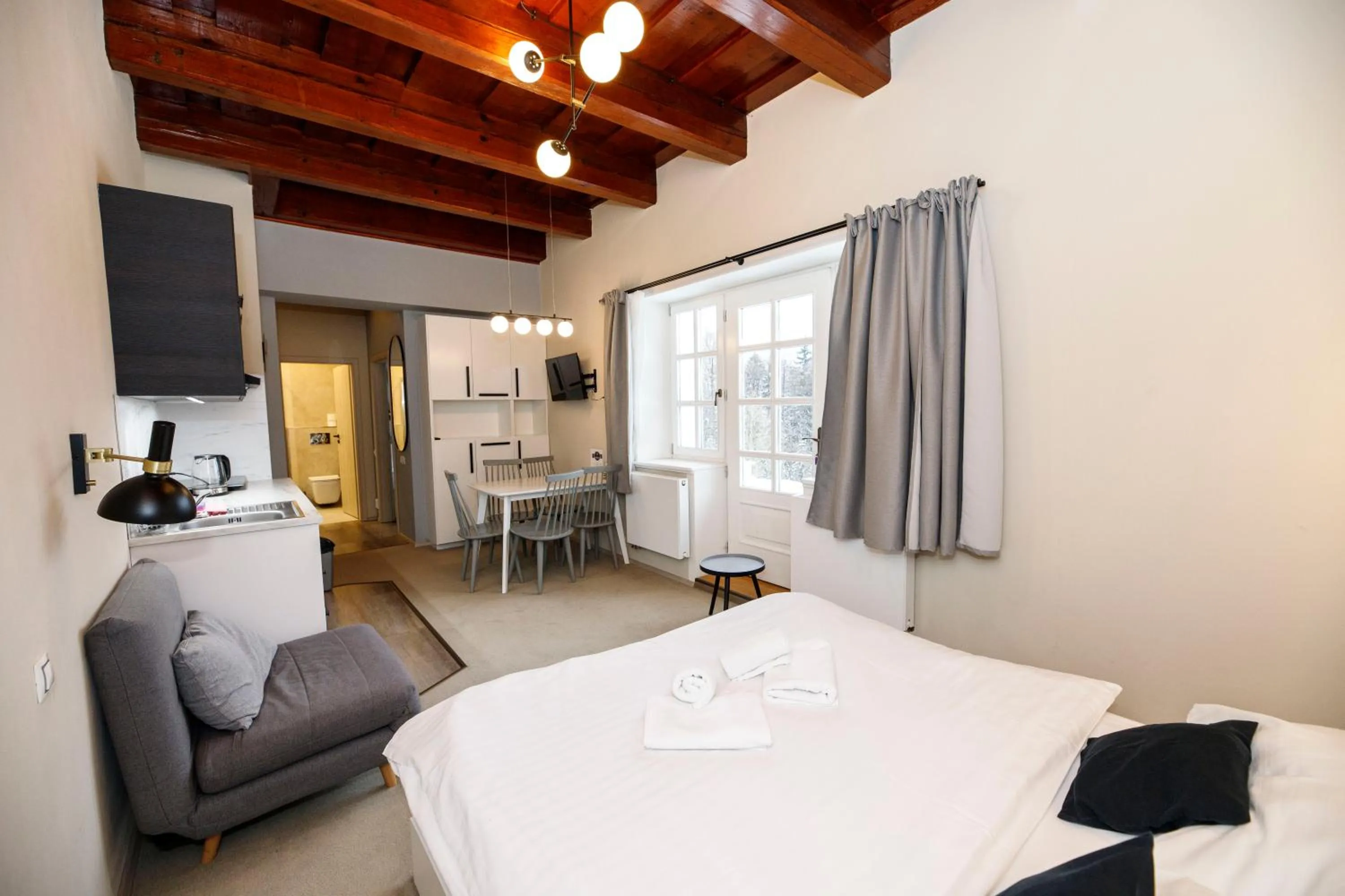 Photo of the whole room, Bed in Aparthotel Panorama