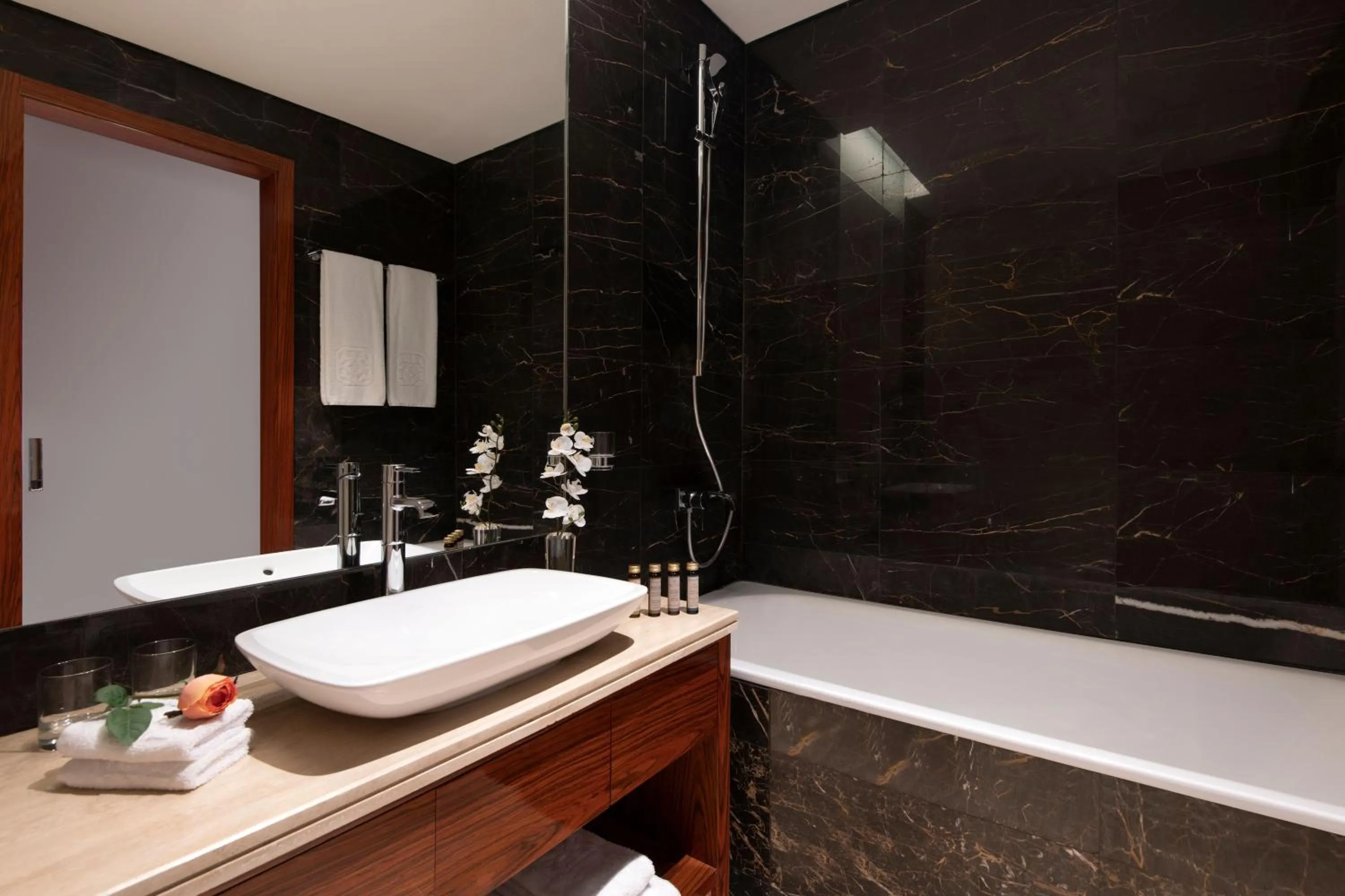 Bathroom in The Bentley Luxury Hotel & Suites