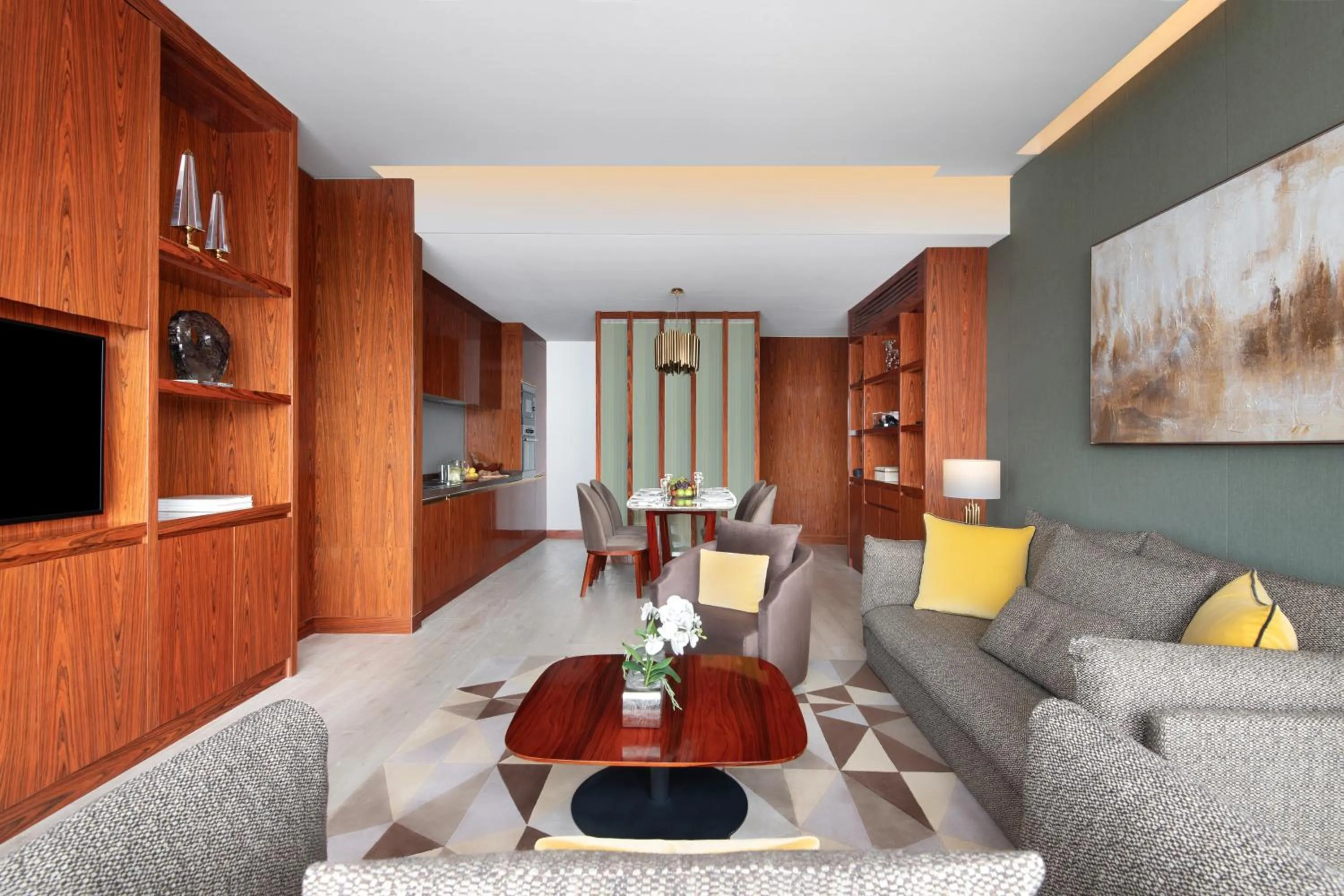 Living room in The Bentley Luxury Hotel & Suites