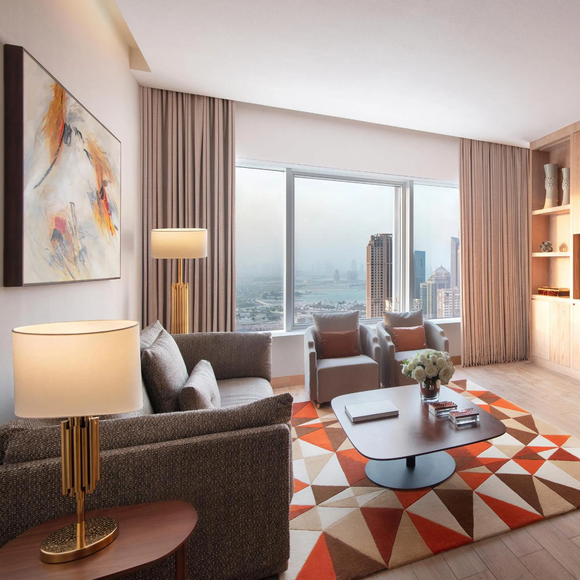 Living room in The Bentley Luxury Hotel & Suites