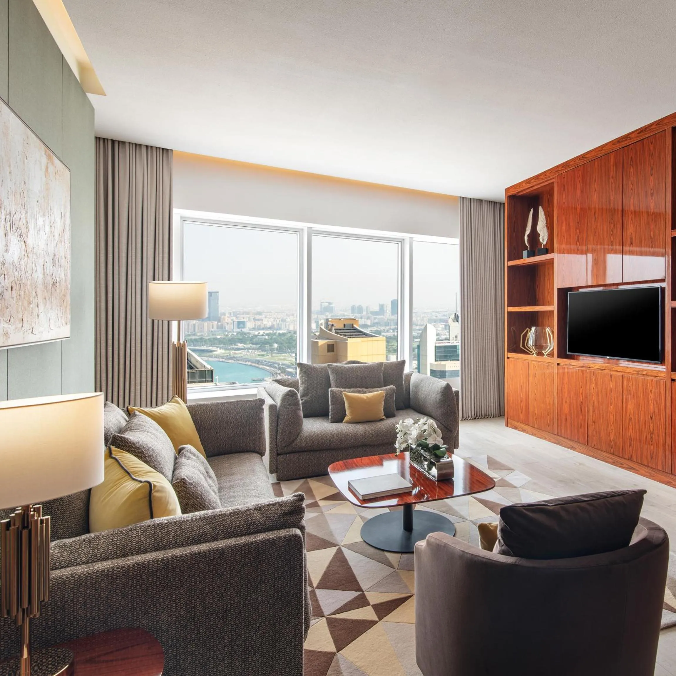 Seating area in The Bentley Luxury Hotel & Suites