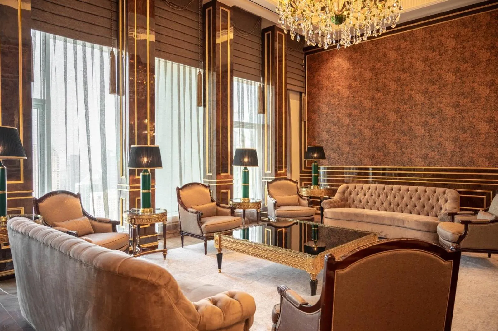 Living room in The Bentley Luxury Hotel & Suites