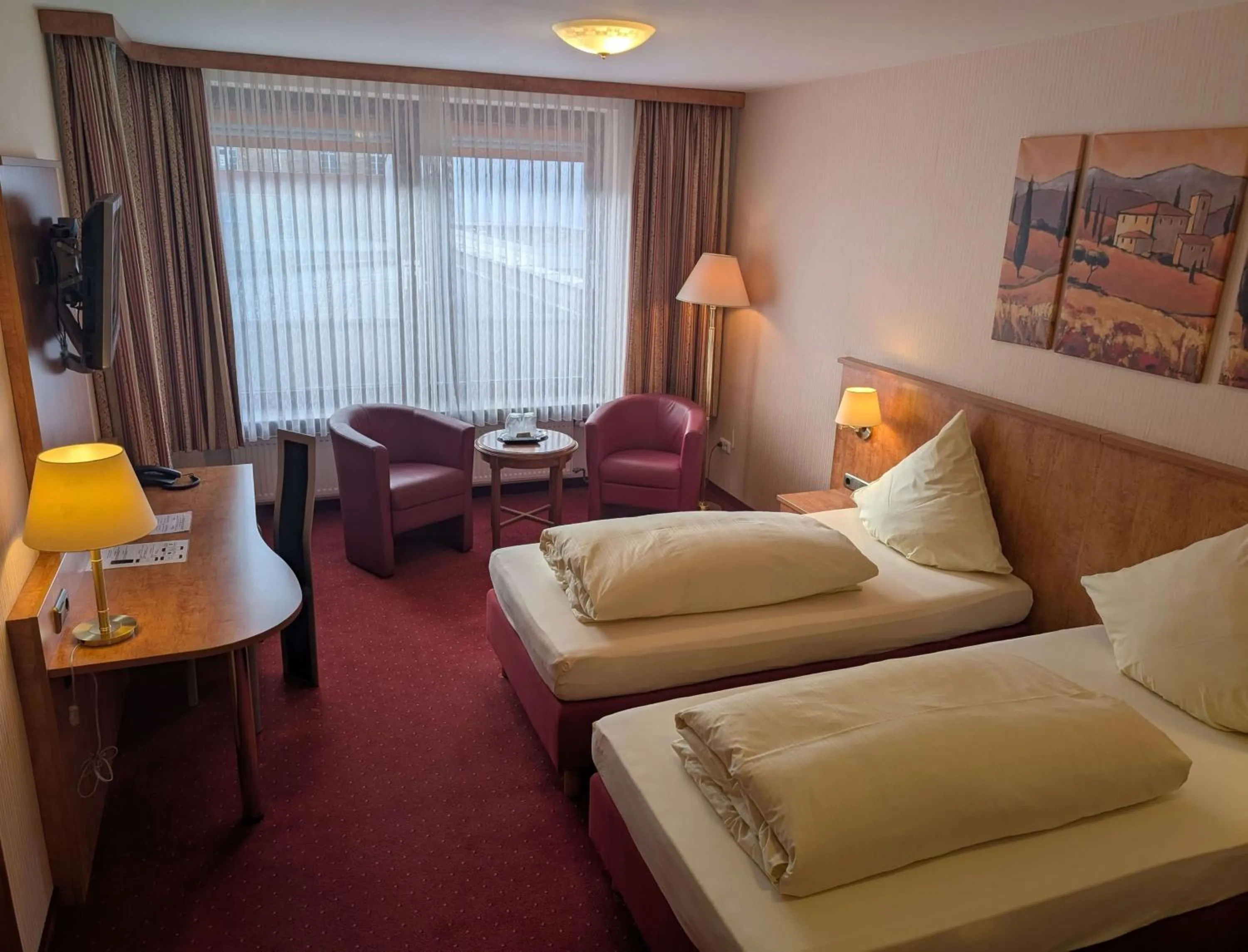 Bed in Stadthotel Augsburg