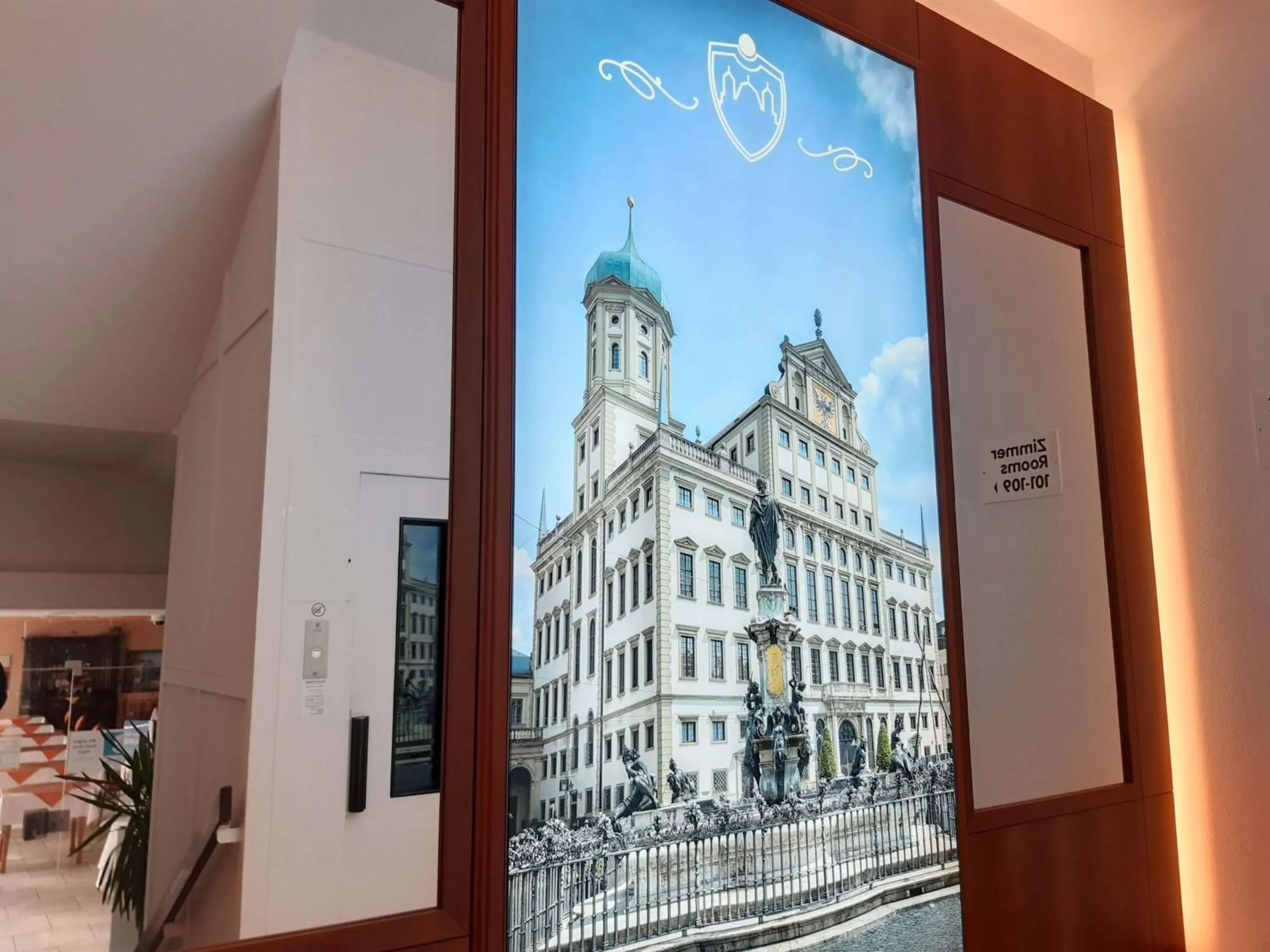 Decorative detail in Stadthotel Augsburg