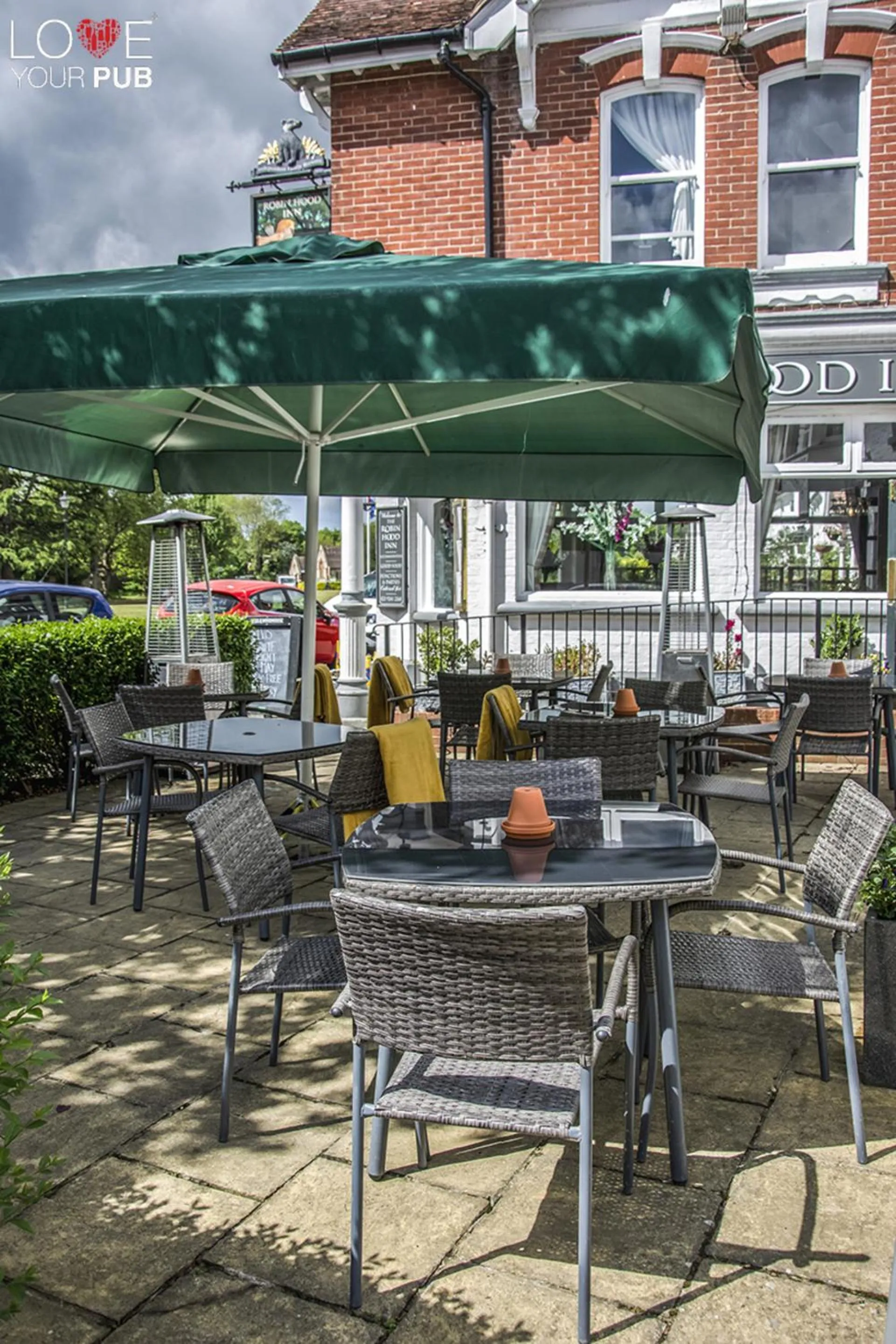 Garden in The Robin Hood Inn