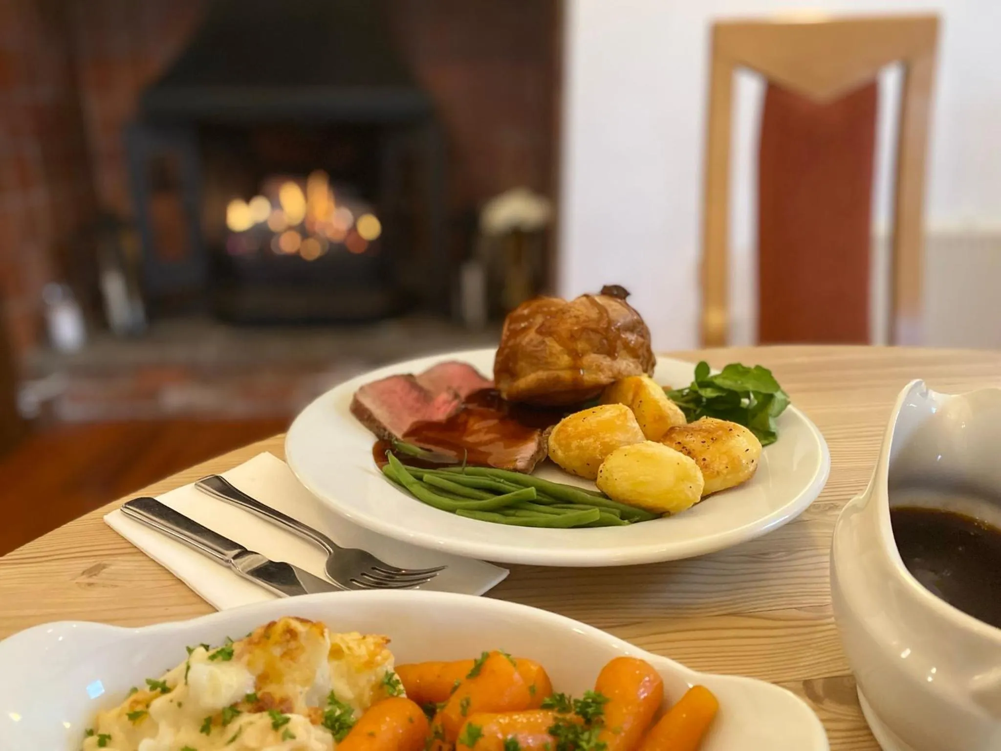 Food and drinks in The Trooper Inn