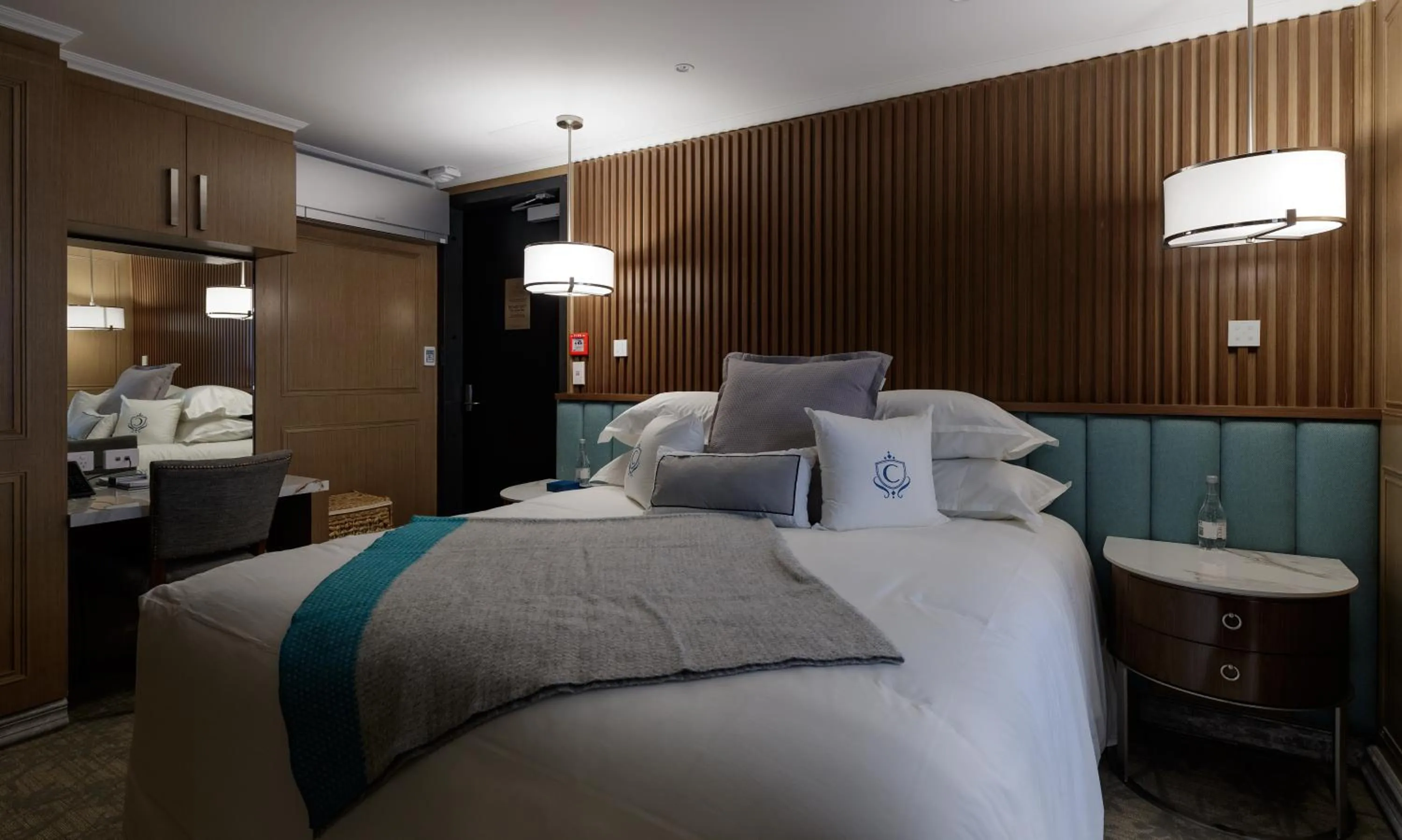 Bed in The Carlin Boutique Hotel