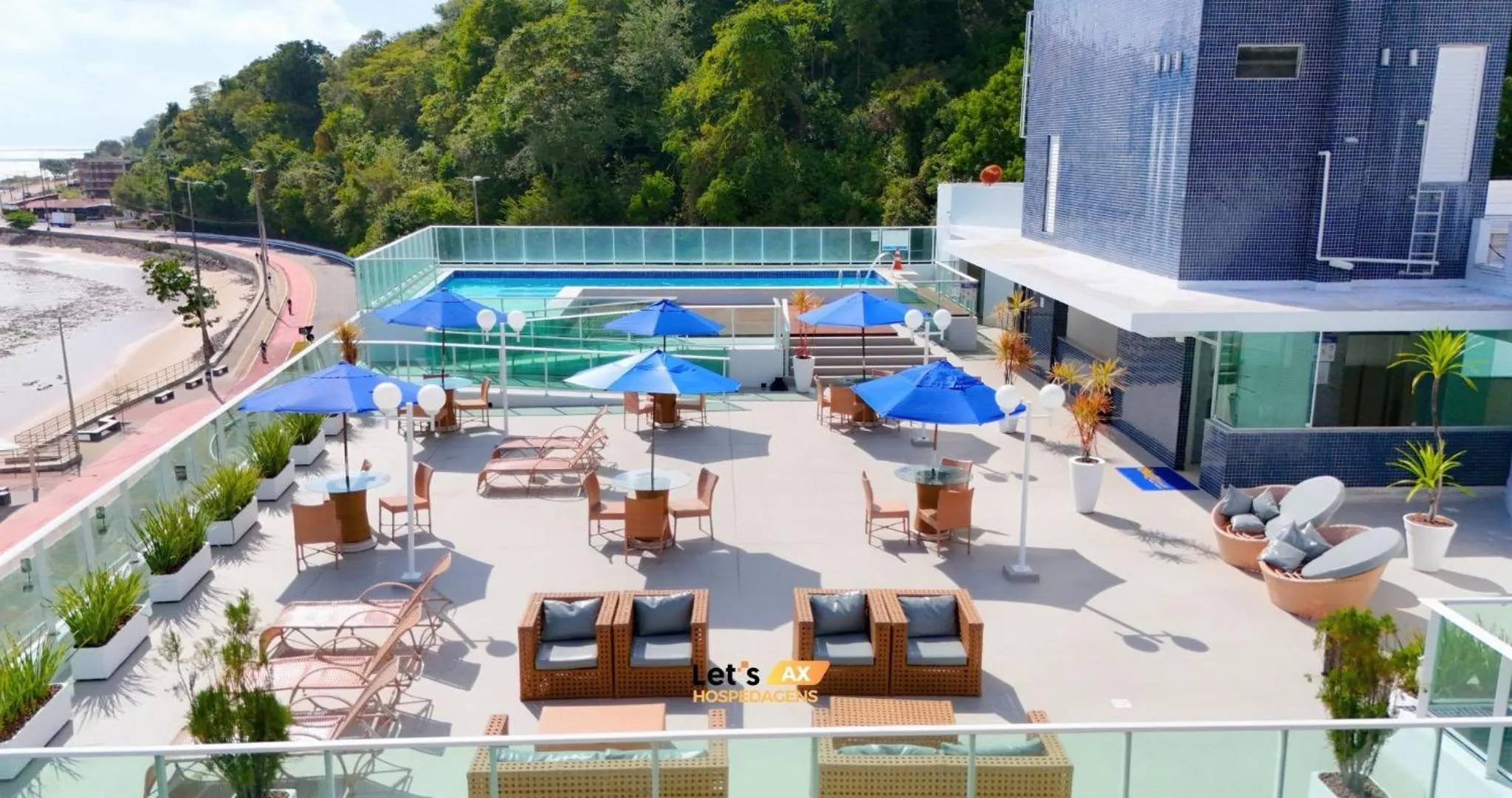 Solarium in AX Blue Suítes