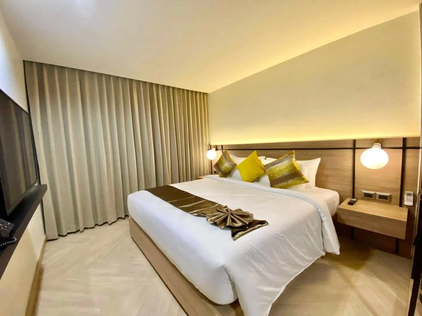 Bed in The Gold Living Life