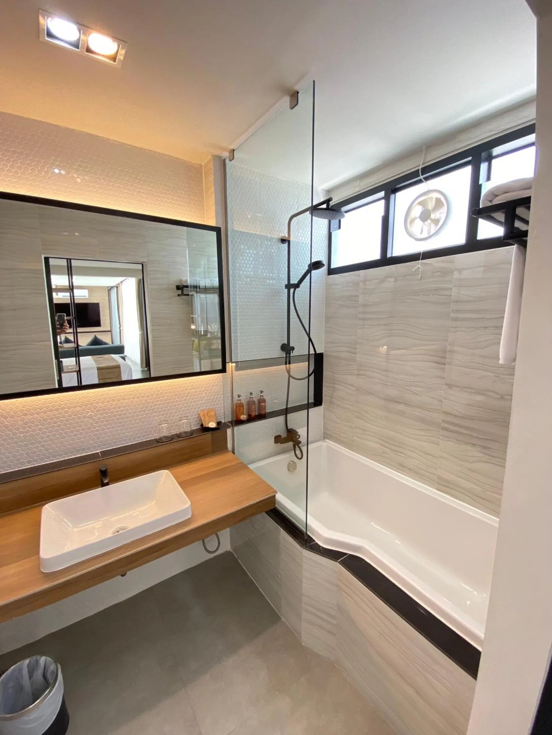 Bathroom in The Gold Living Life