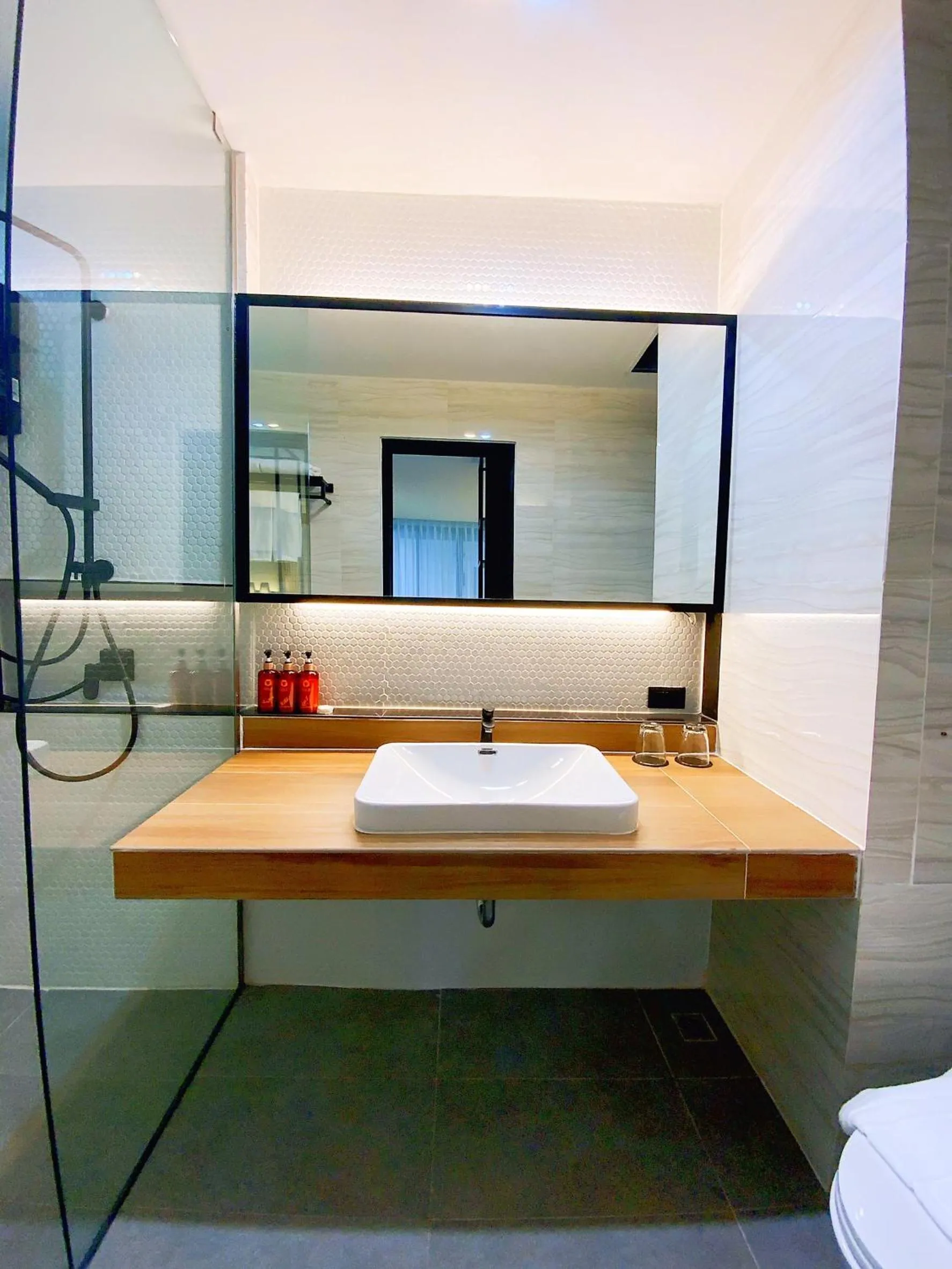 Bathroom in The Gold Living Life