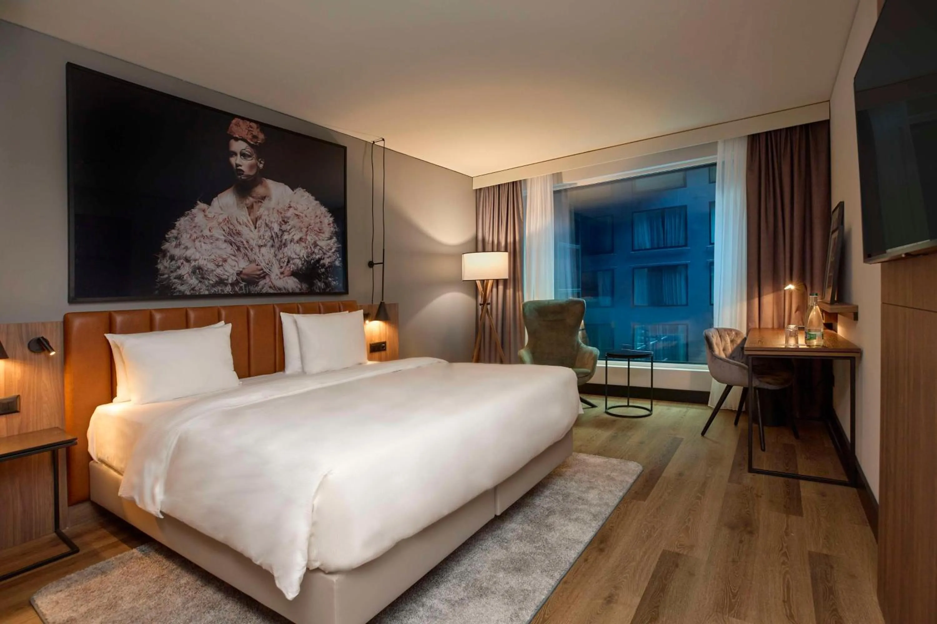 Bedroom, Bed in Radisson Blu Hotel Zurich Airport