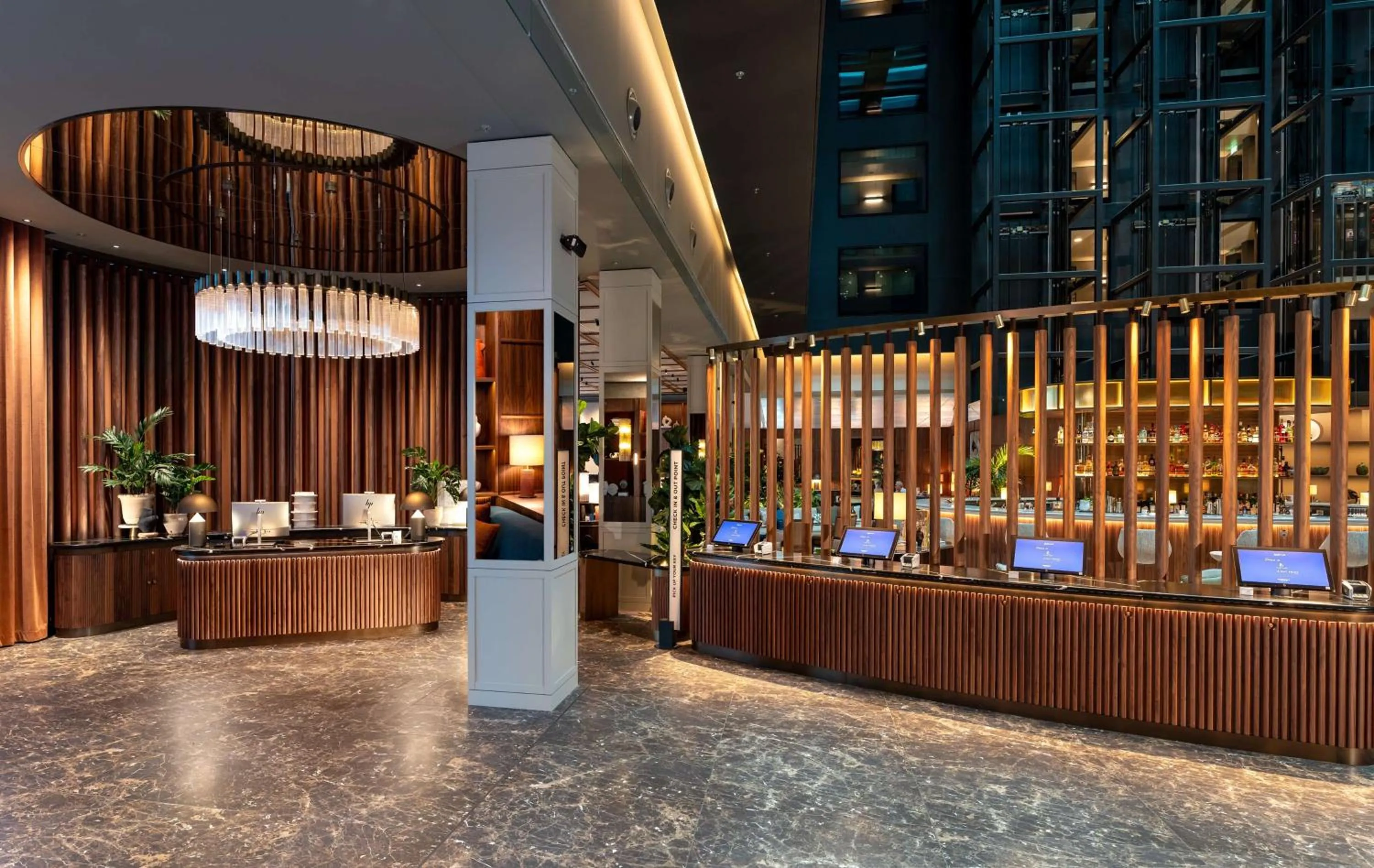 Lobby or reception in Radisson Blu Hotel Zurich Airport