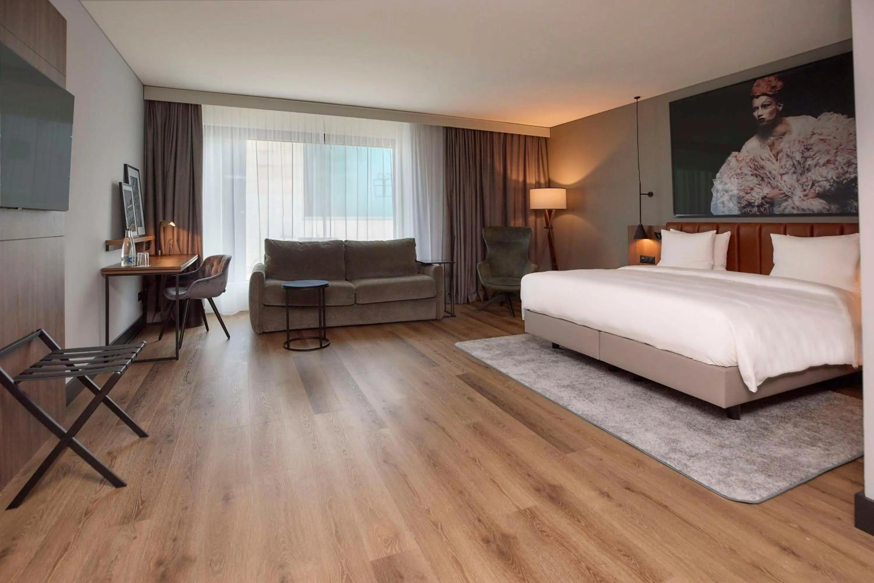 Bedroom, Bed in Radisson Blu Hotel Zurich Airport