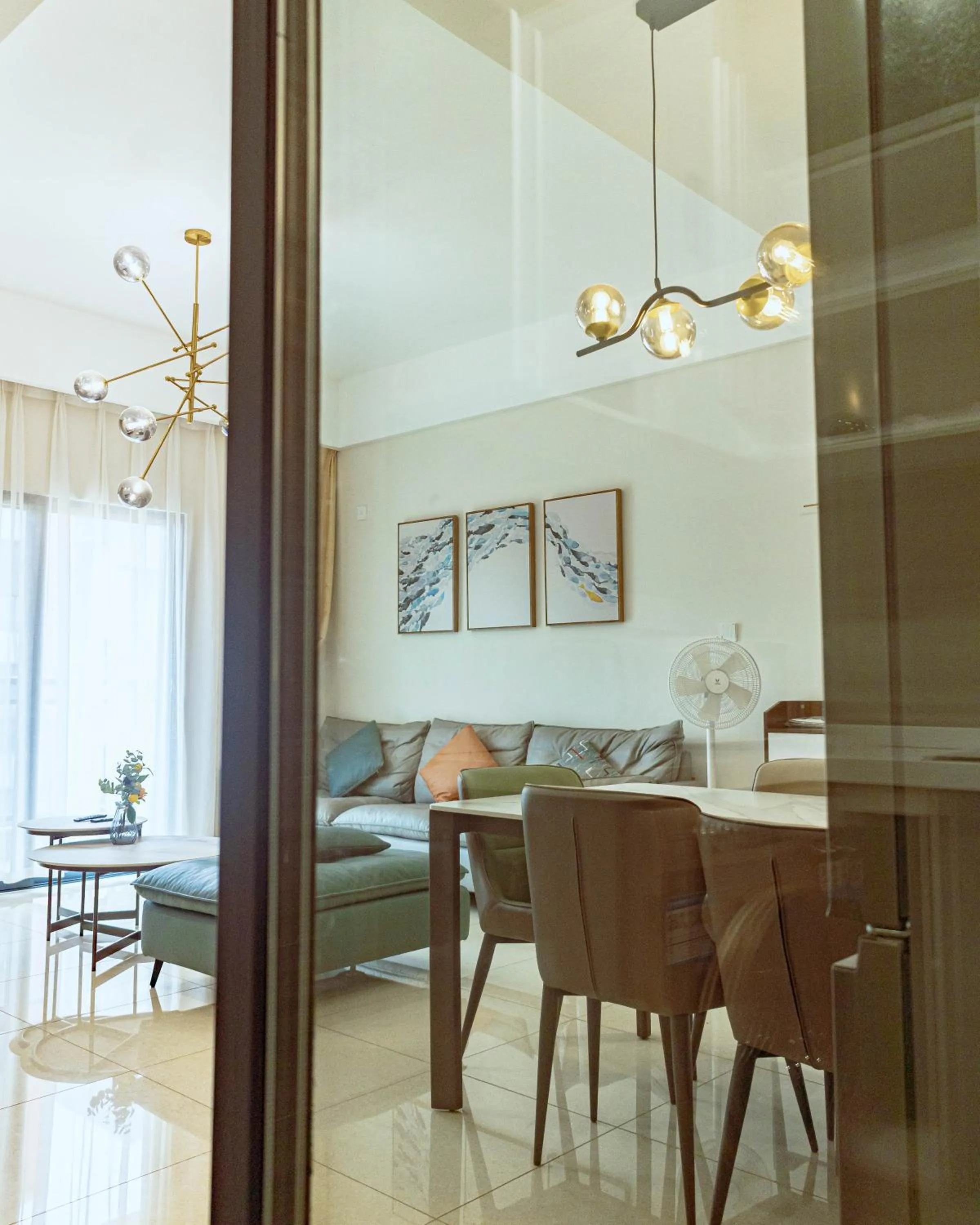 Living room in Rose Garden Private Apartment By LINK