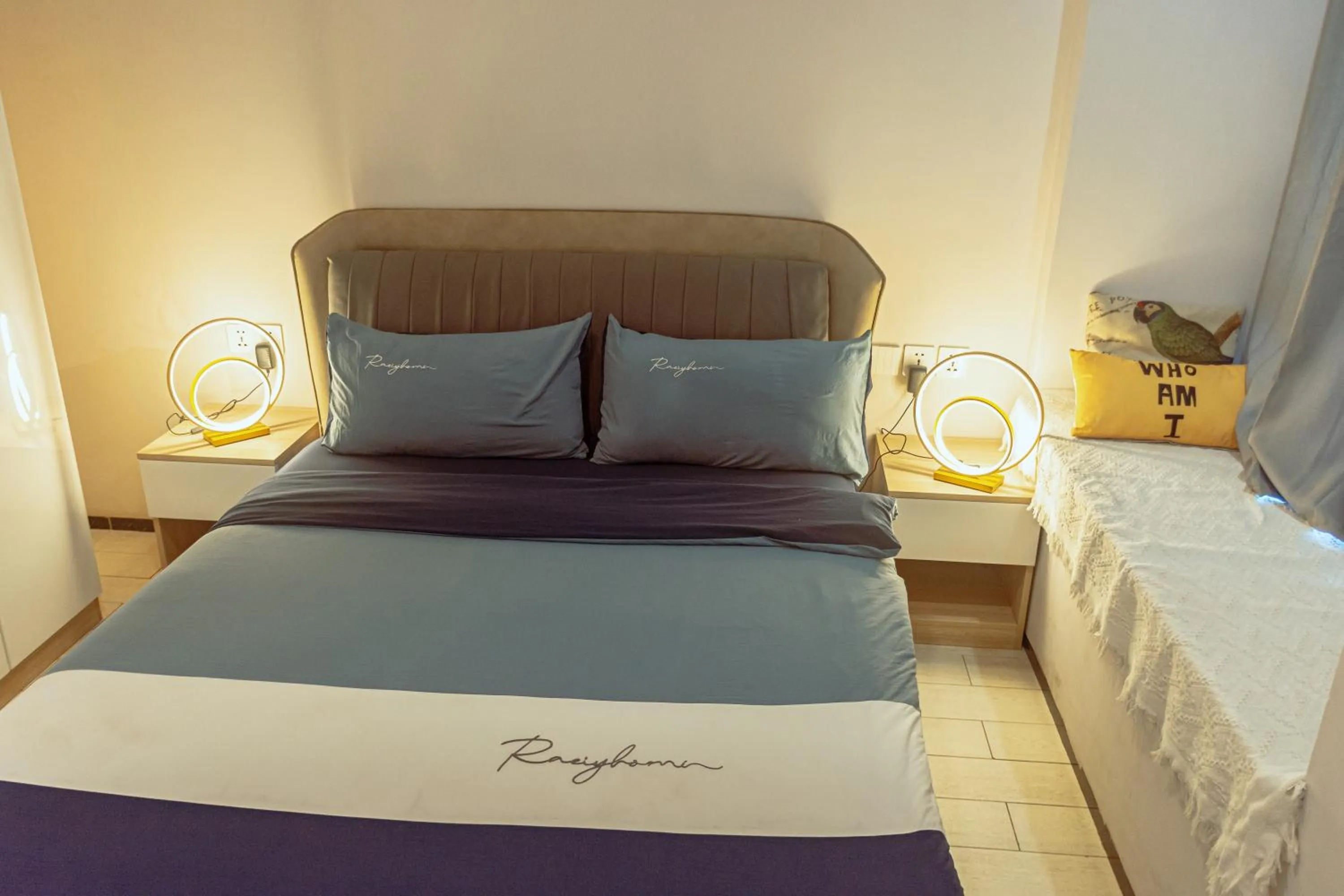 Bedroom, Bed in Rose Garden Private Apartment By LINK