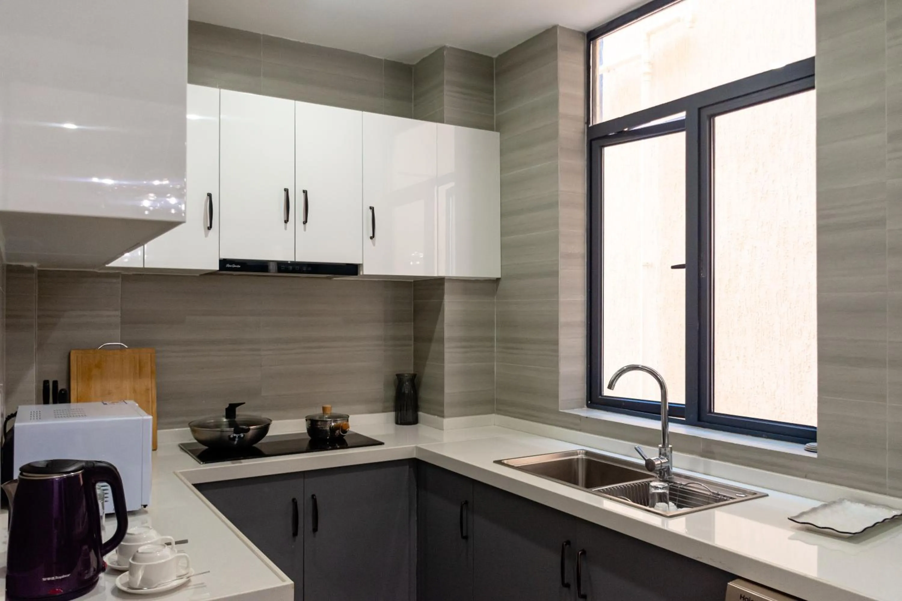 kitchen in Rose Garden Private Apartment By LINK