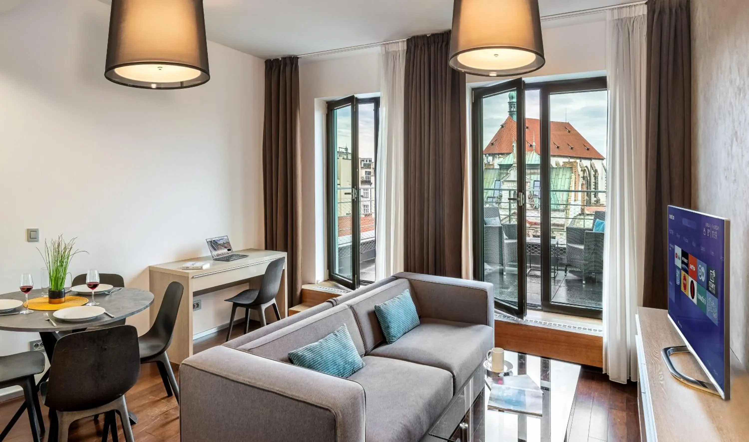 Two-Bedroom Apartment in VN3 Terraces Suites by Adrez Two-Bedroom Apartment in VN3 Terraces Suites by Adrez