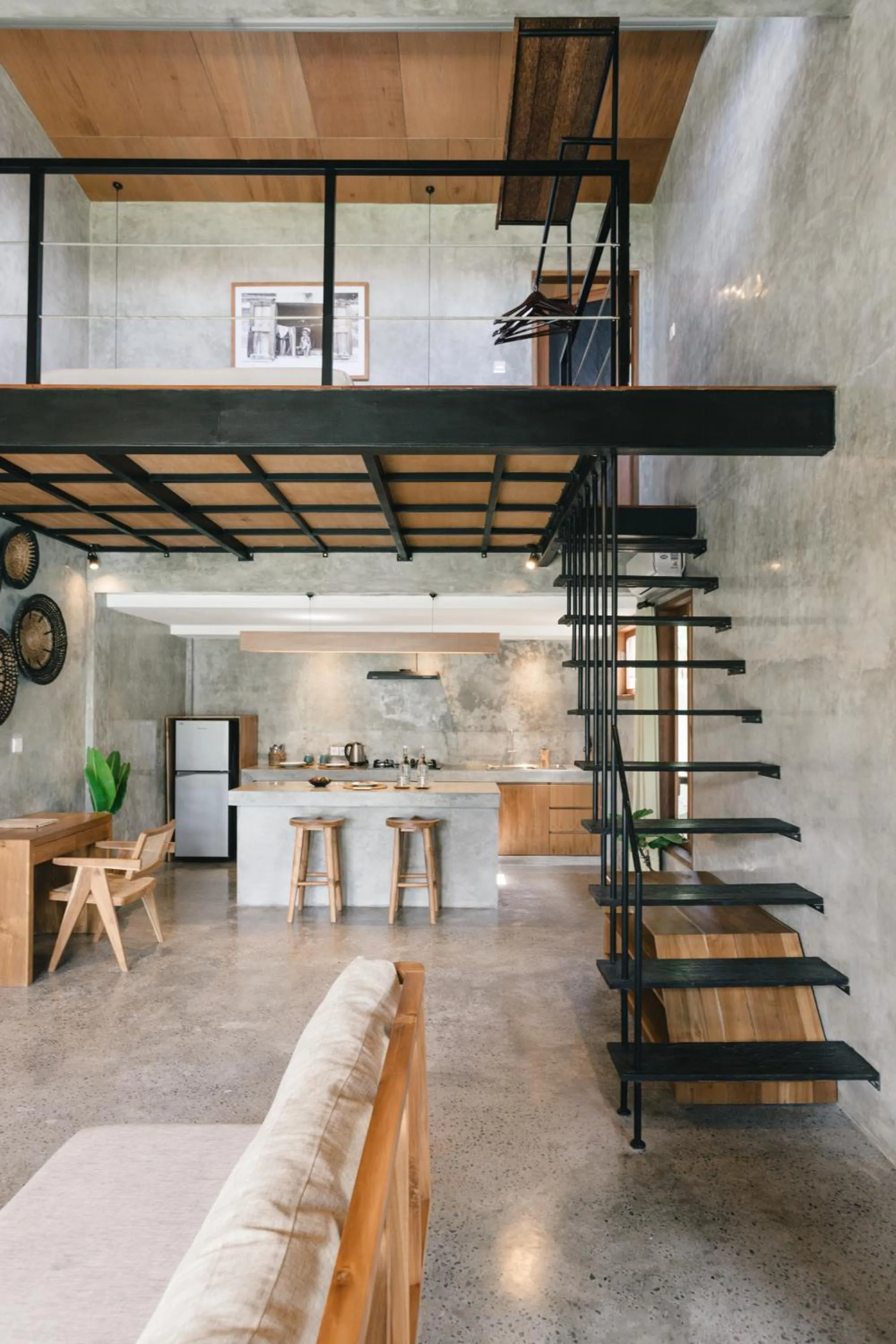 Kitchen or kitchenette in Kano Canggu Loft