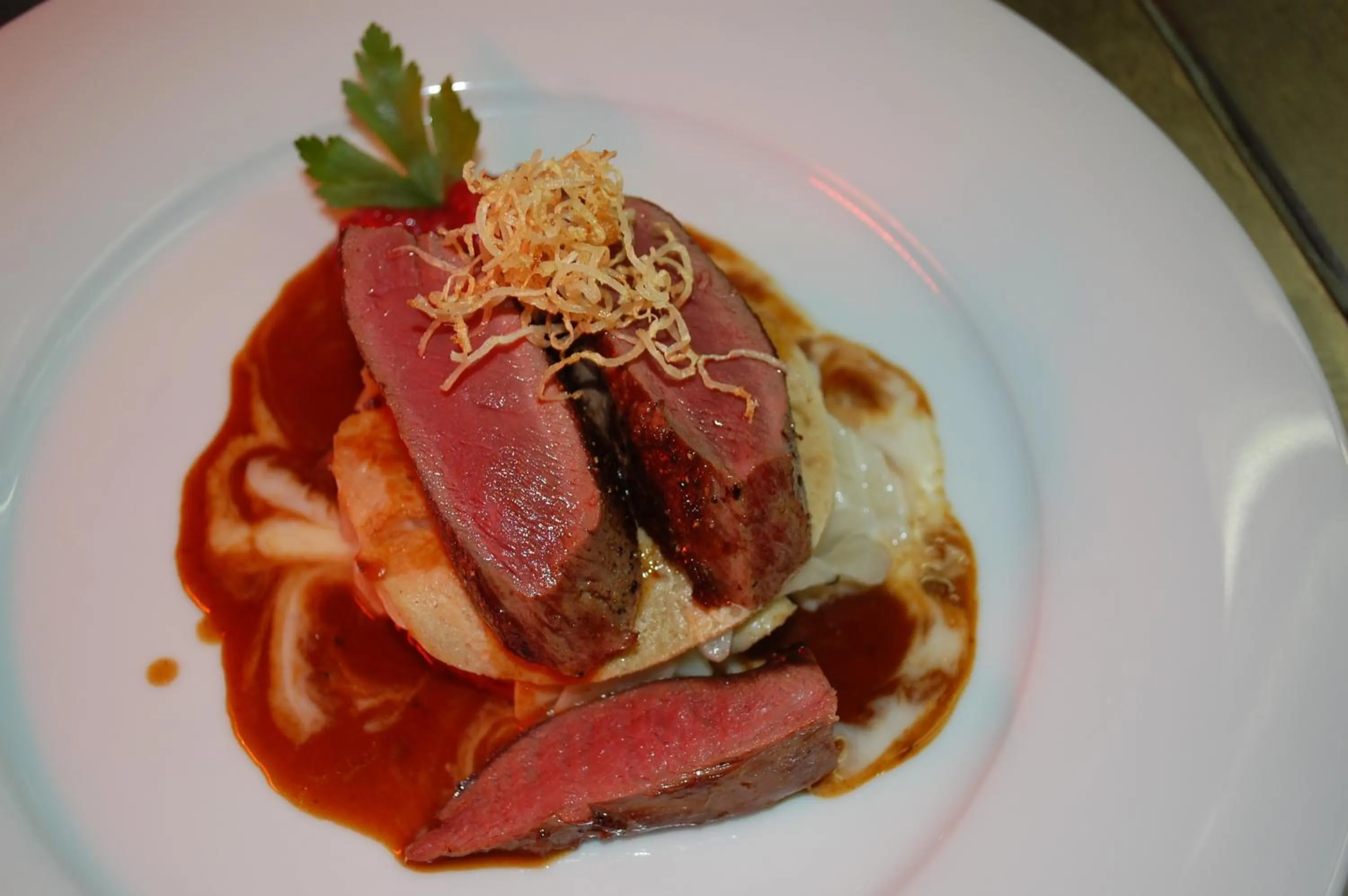 Food close-up in Parkhotel Krone