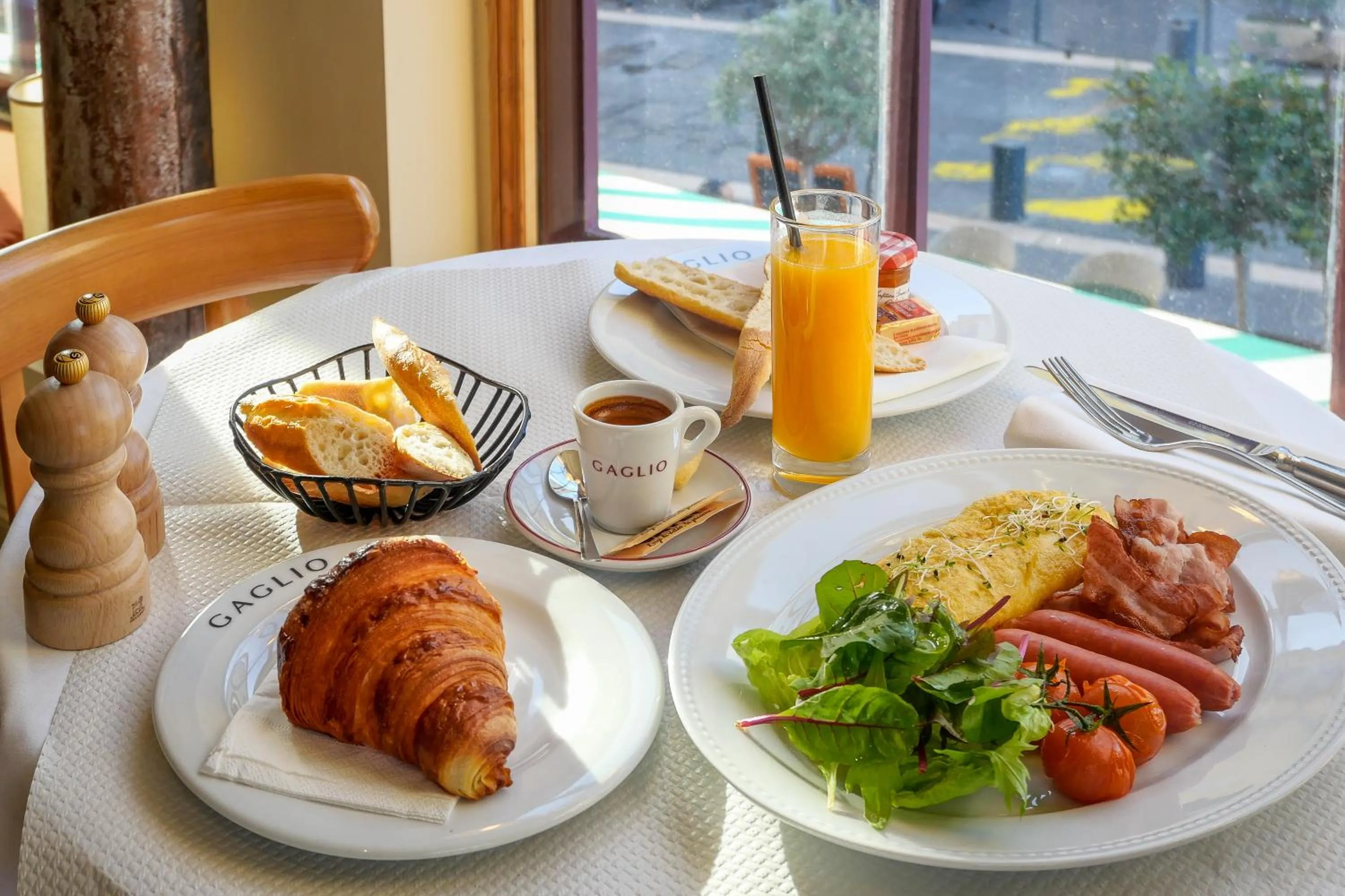 American breakfast in Hotel Aparthotel AMMI Vieux Nice