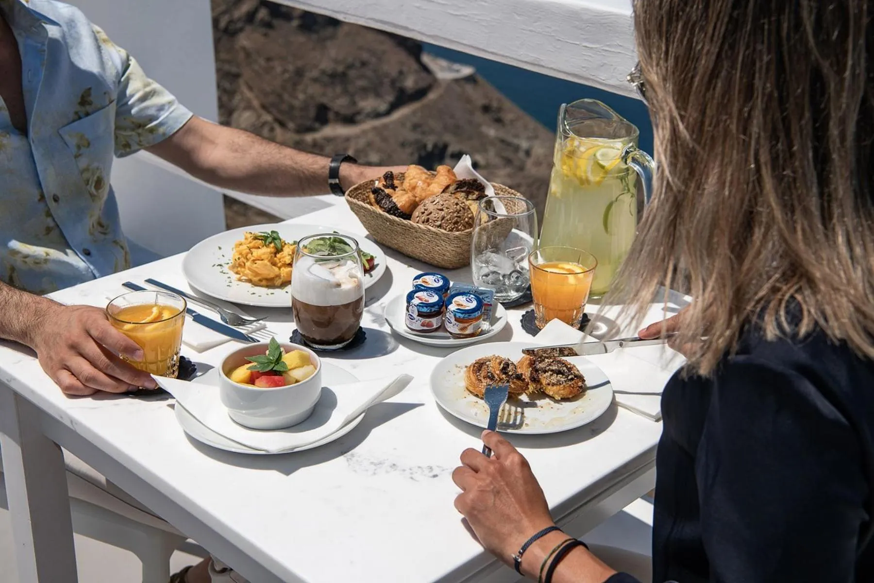 People in Apeiron Blue Santorini - Sustainable Adults Only 14 Plus