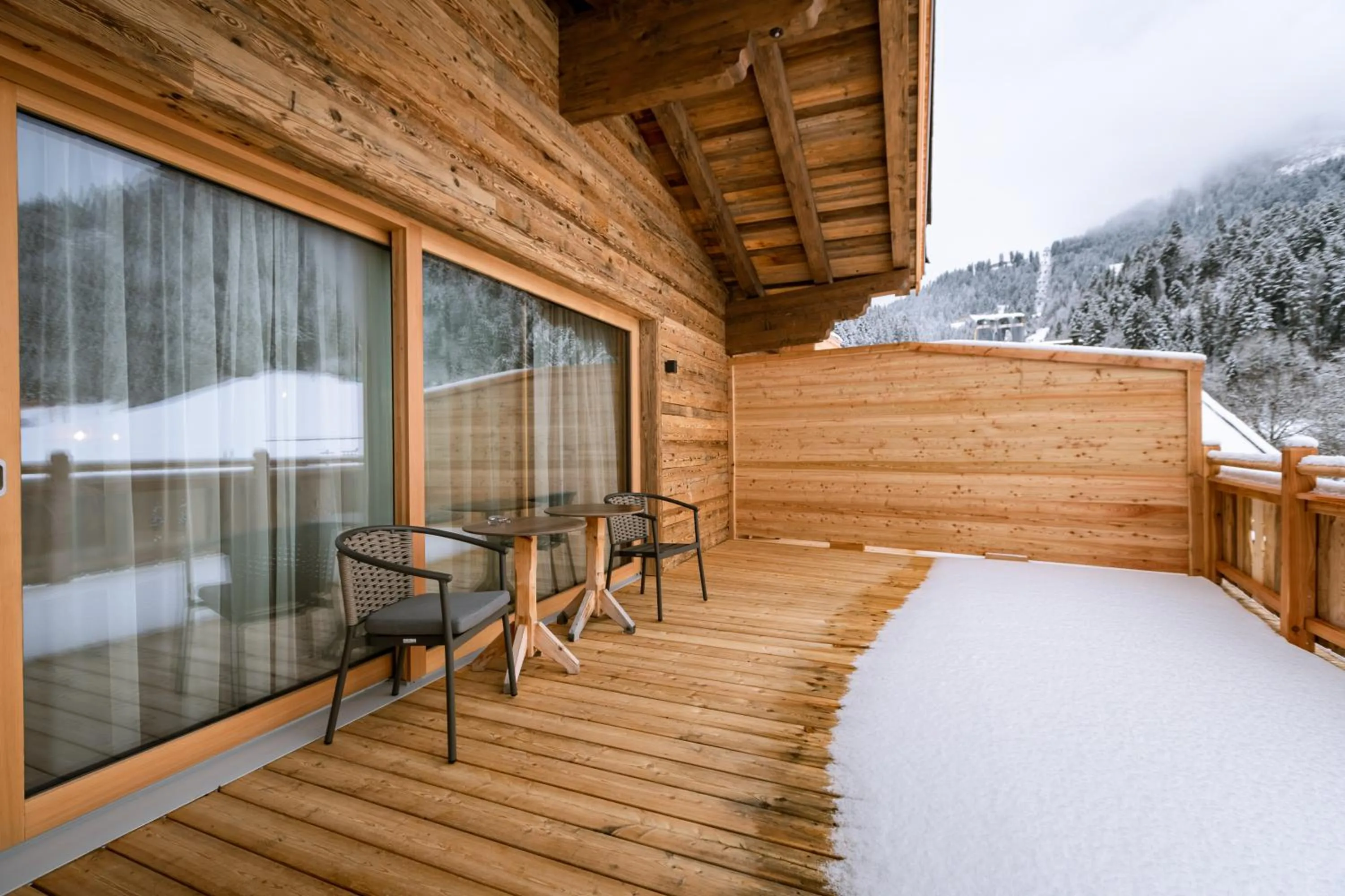 Balcony/Terrace in Hotel Restaurant Hexenalm