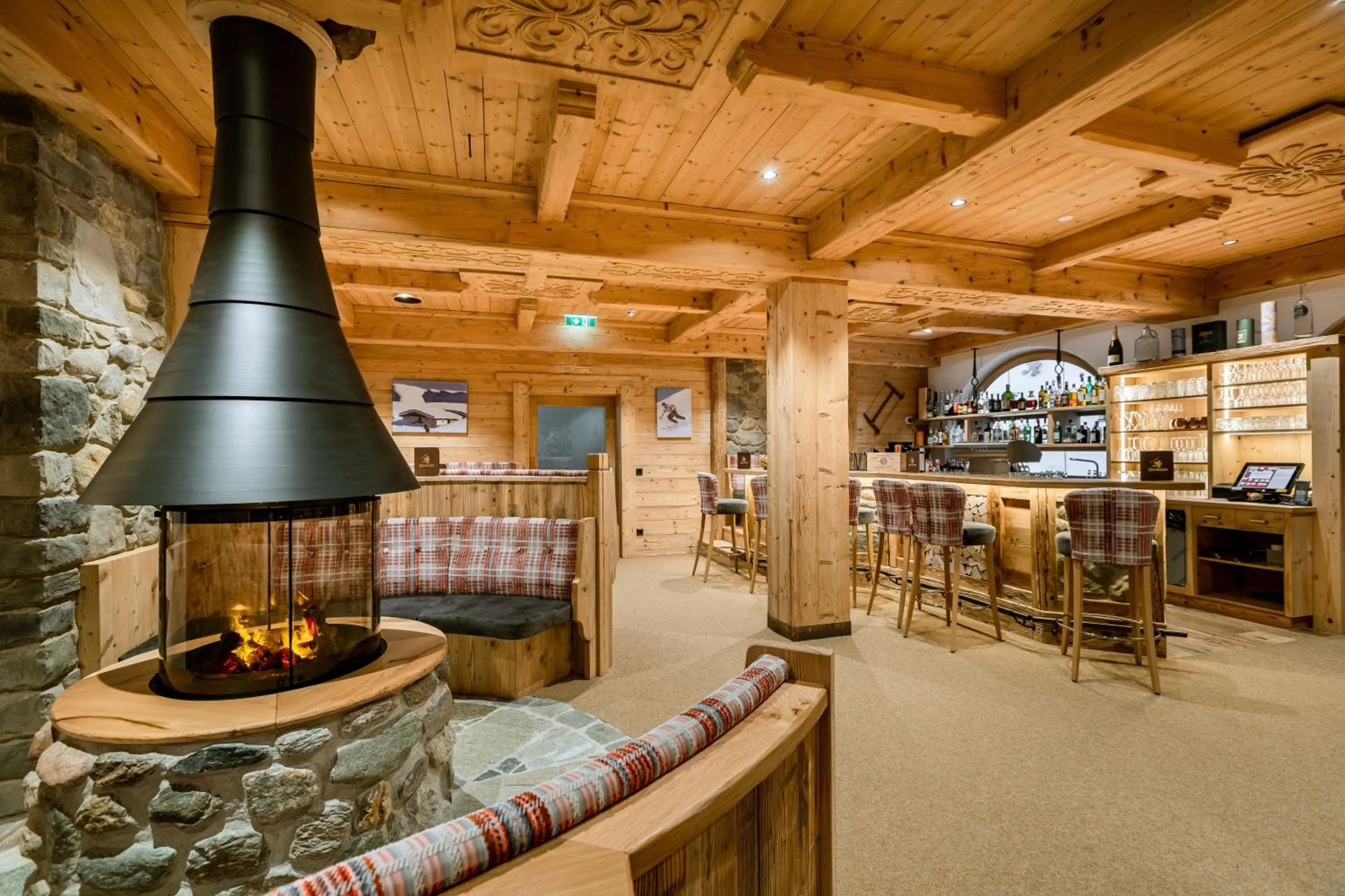 Lounge or bar in Hotel Restaurant Hexenalm