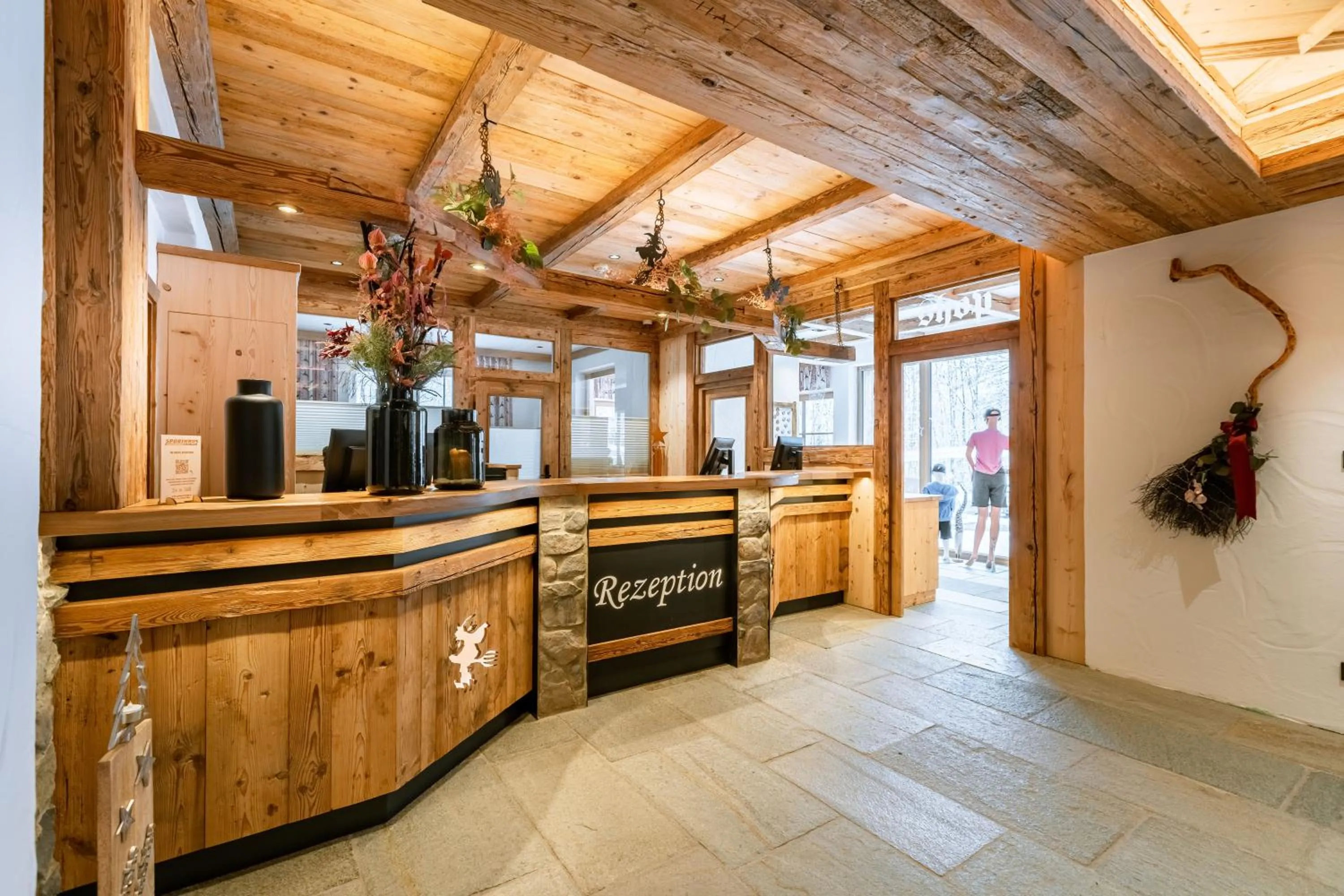 Lobby or reception in Hotel Restaurant Hexenalm