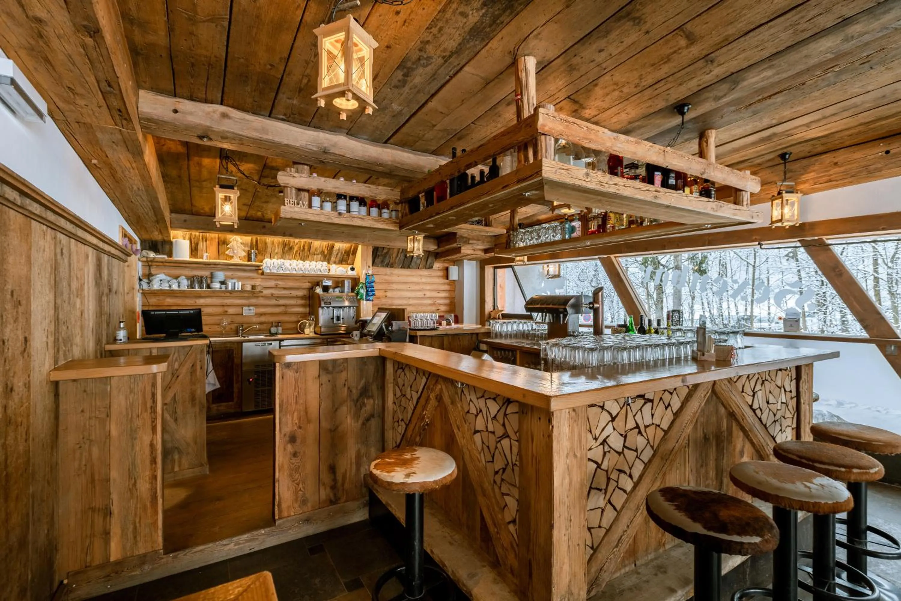 Lounge or bar in Hotel Restaurant Hexenalm