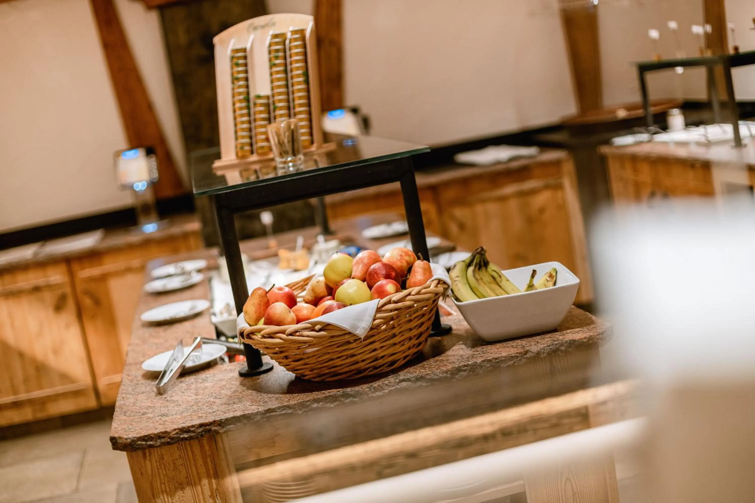 Buffet breakfast in Hotel Restaurant Hexenalm