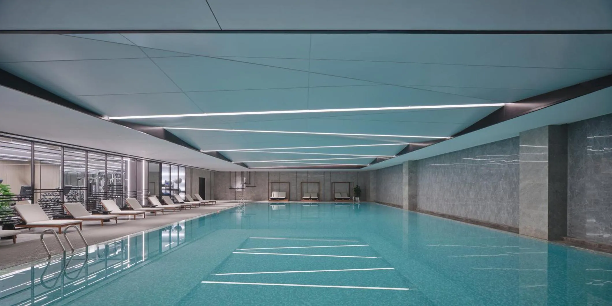 Swimming pool in Crowne Plaza Hangzhou Science City by IHG