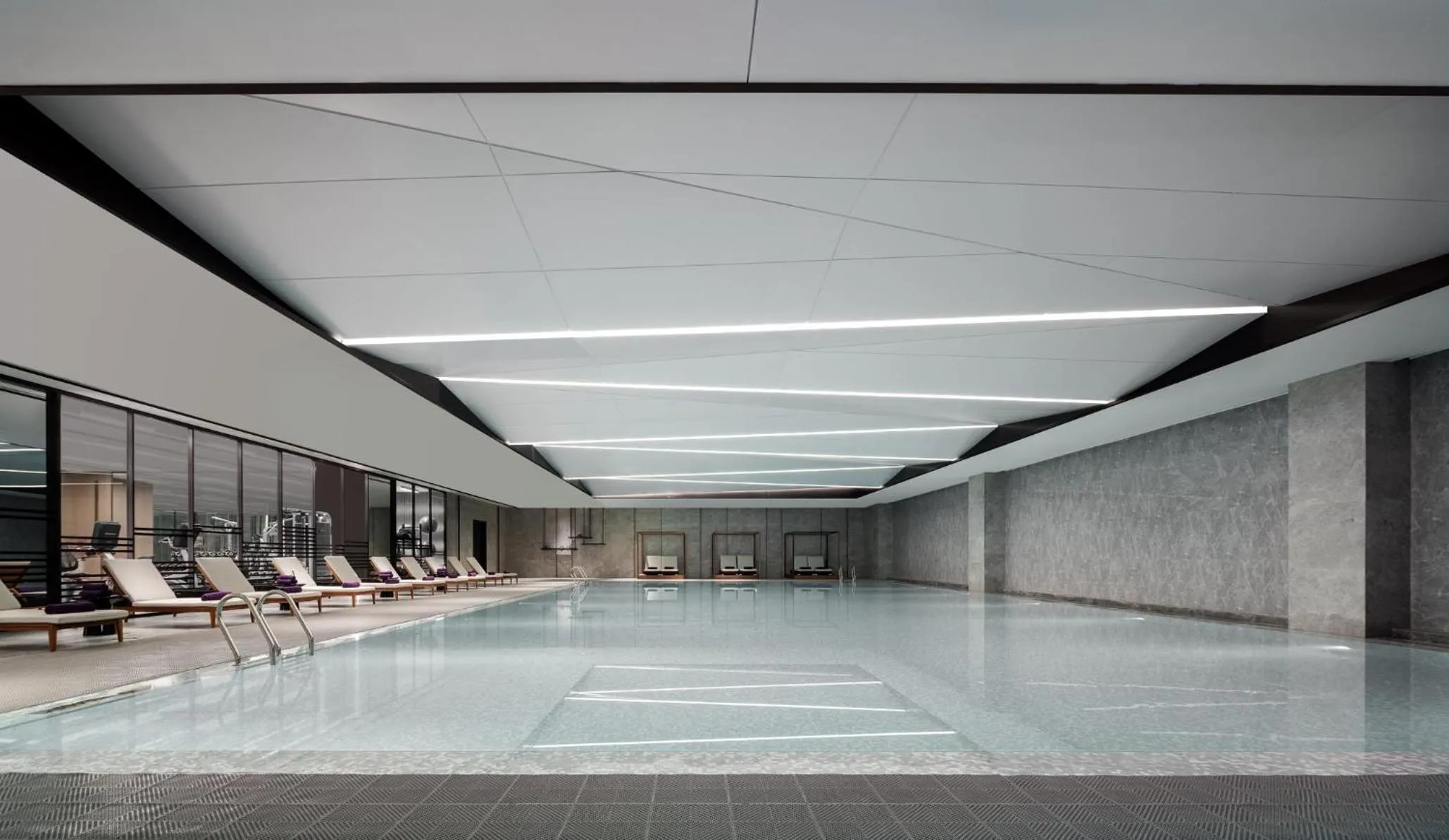 Swimming pool in Crowne Plaza Hangzhou Science City by IHG