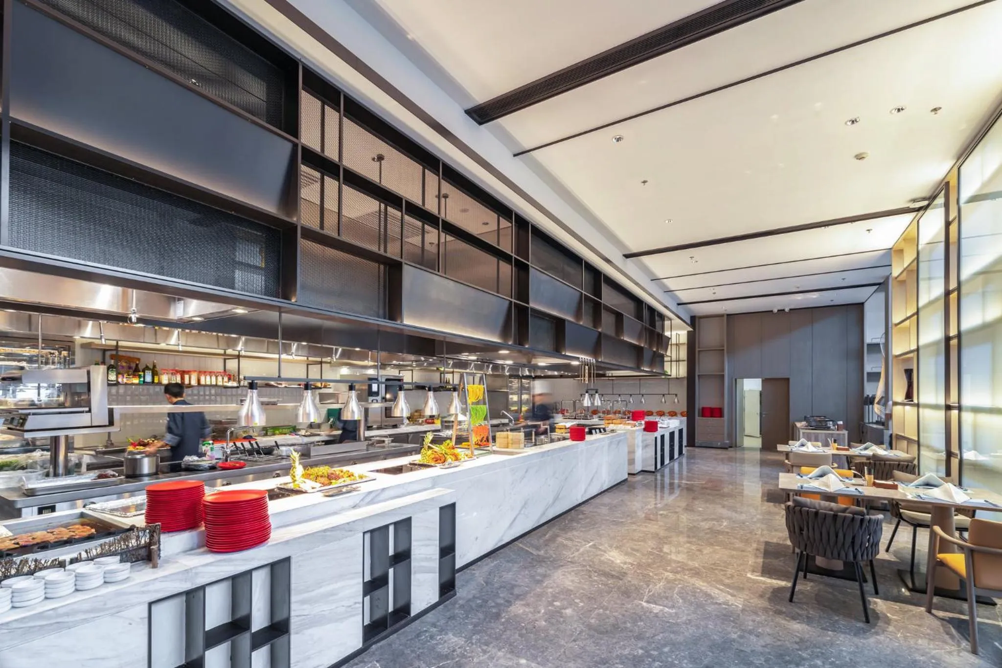 Breakfast in Crowne Plaza Hangzhou Science City by IHG