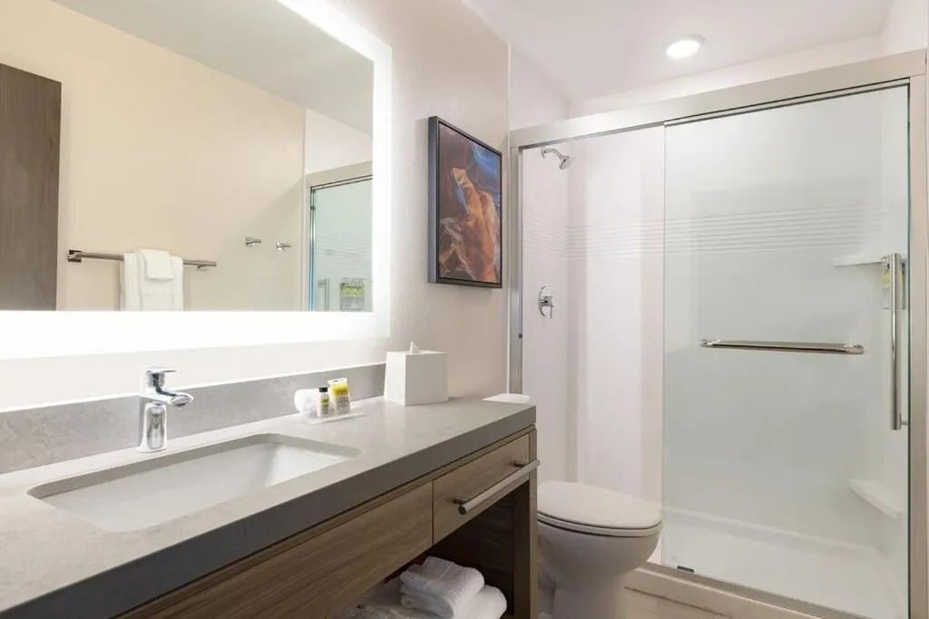 Bathroom in Candlewood Suites - Lexington - Medical District by IHG