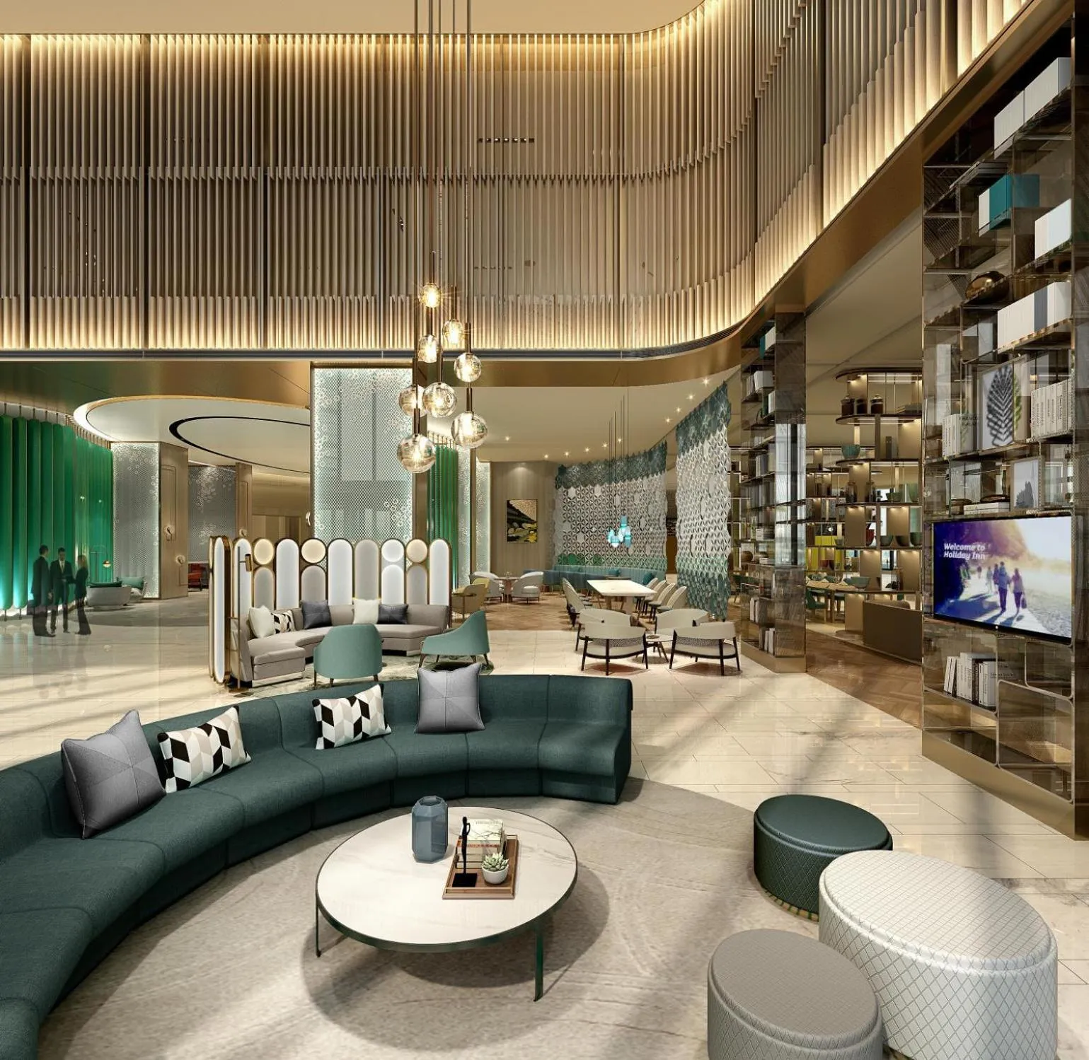 Lobby or reception in Holiday Inn Fuyang by IHG