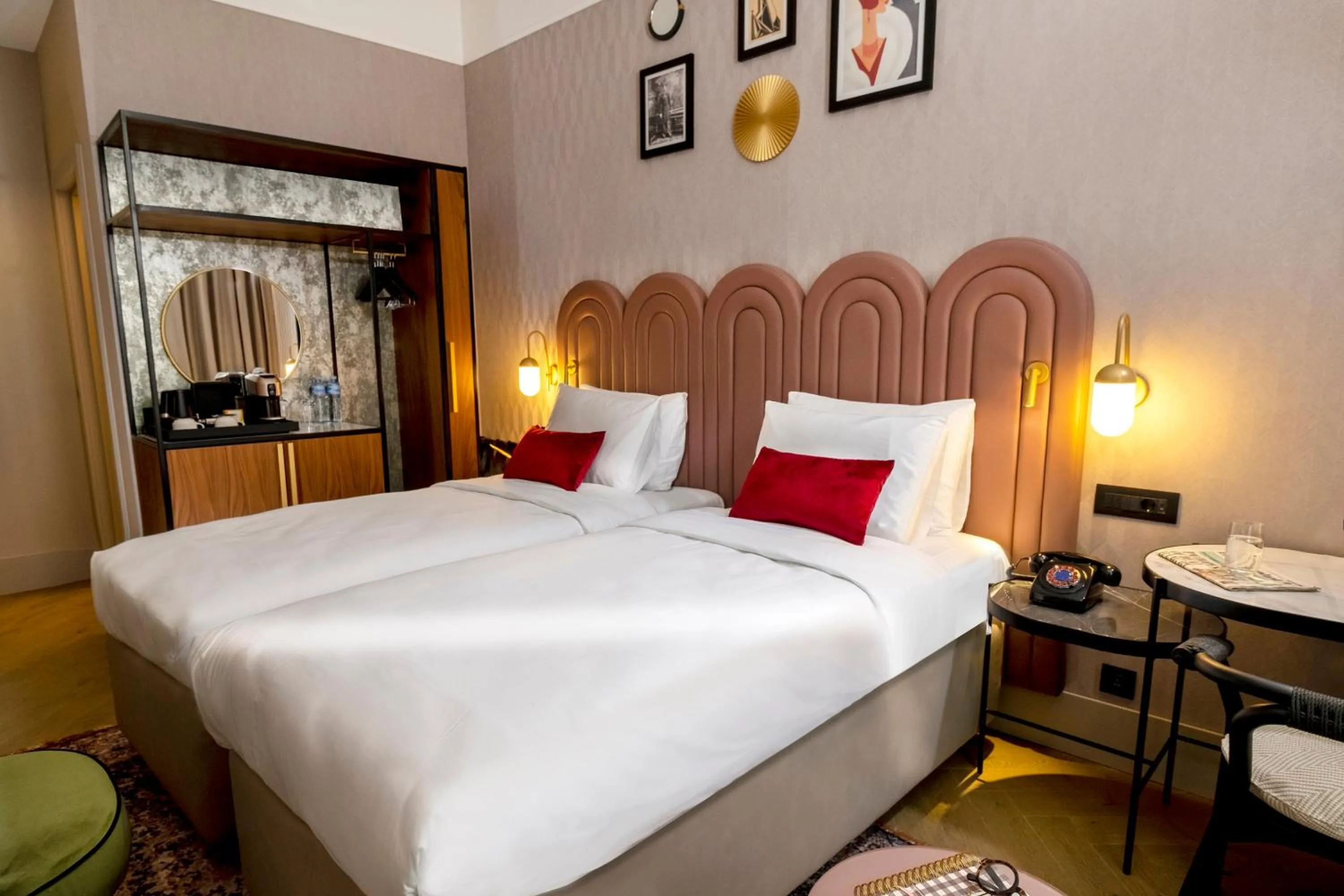 Photo of the whole room, Bed in Hotel Indigo Belgrade by IHG
